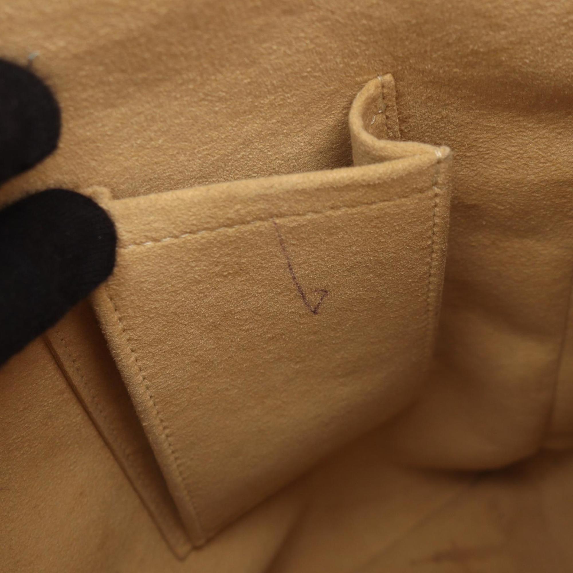 Louis Vuitton Brown Monogram Coated Canvas Leather Handbag Shoulder Bag (Pre-Owned)