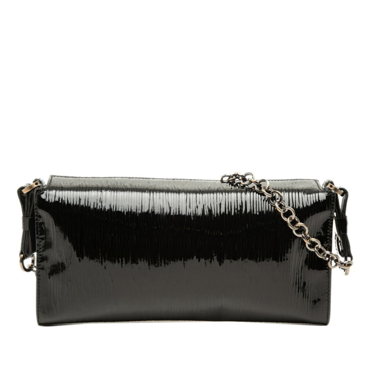 Salvatore Ferragamo Black Patent Leather Handbag (Pre-Owned)