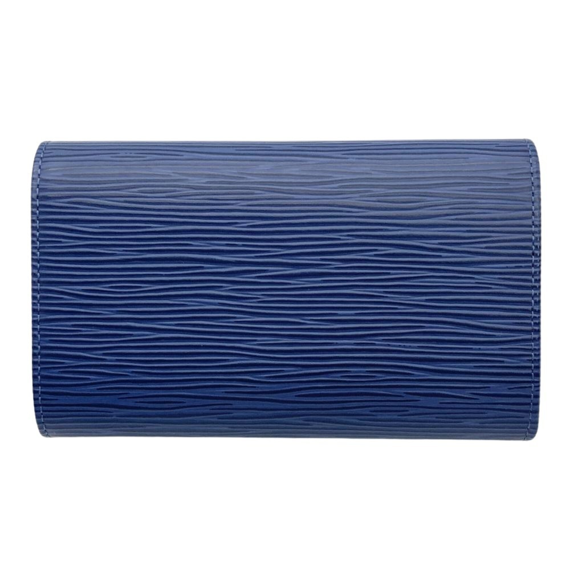 Louis Vuitton Blue Epi Leather Wallet (Bi-Fold) (Pre-Owned)
