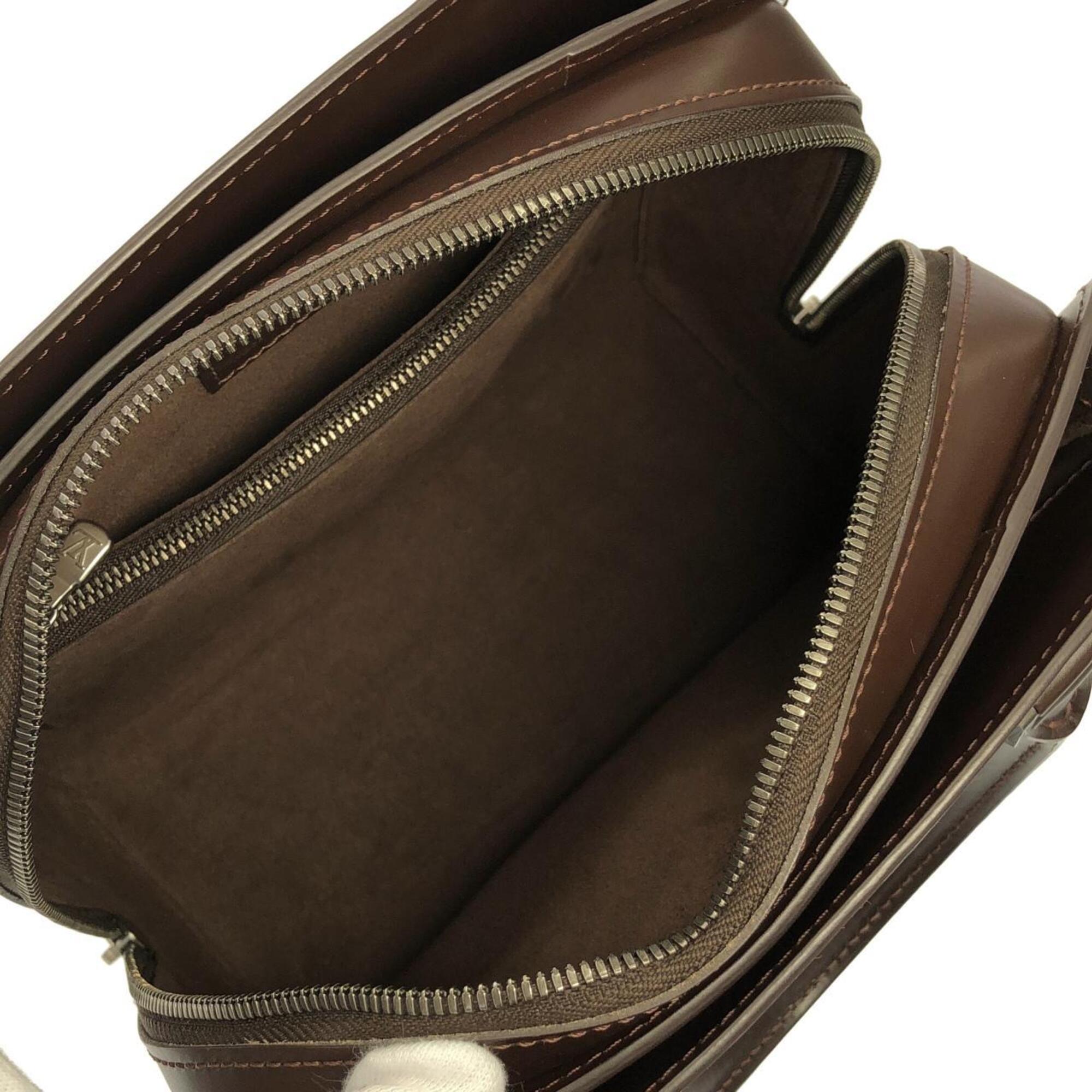Louis Vuitton Mocha Leather Handbag (Pre-Owned)