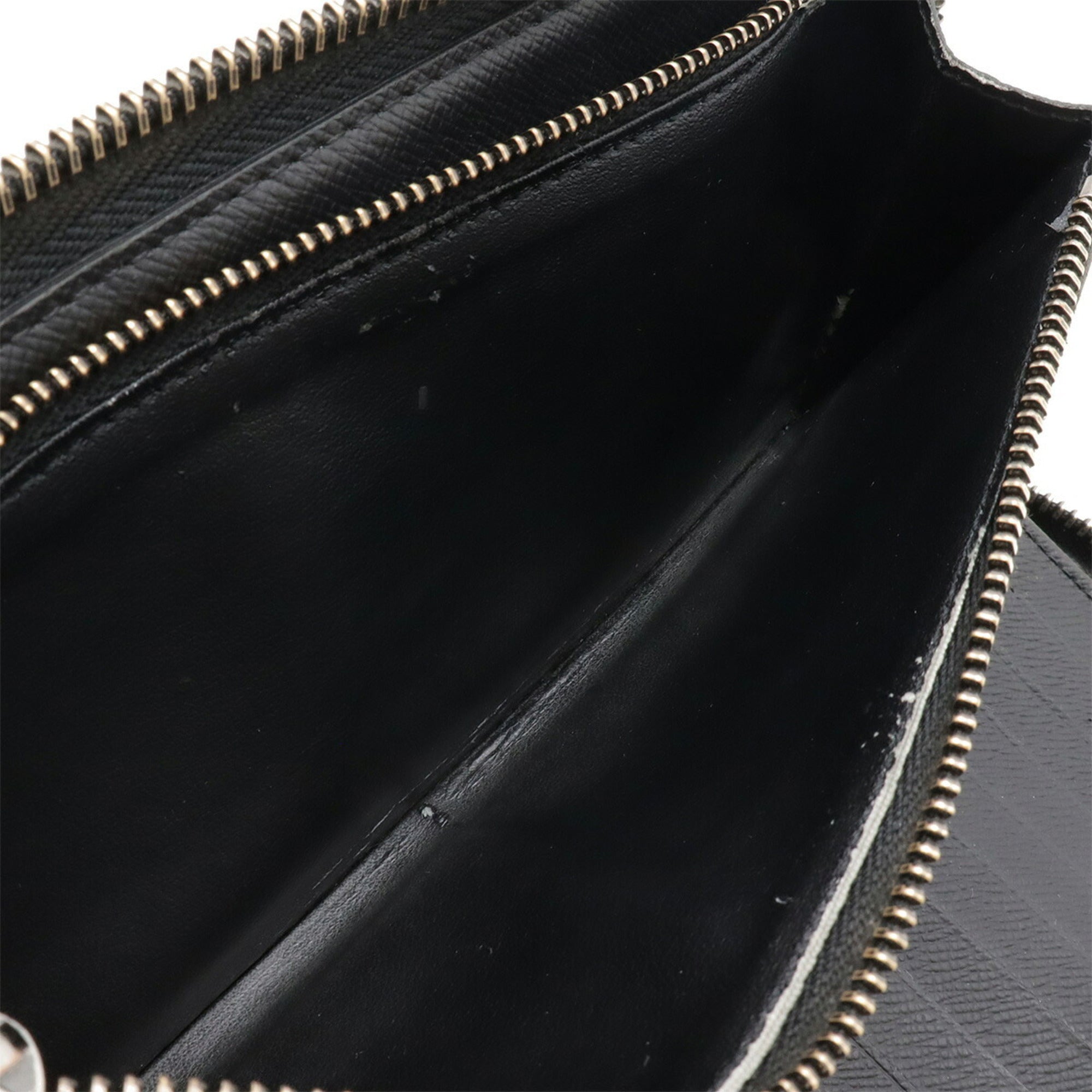 Louis Vuitton Black Gray Monogram Eclipse Monogram Eclipse Long Wallet (Bi-Fold) (Pre-Owned)