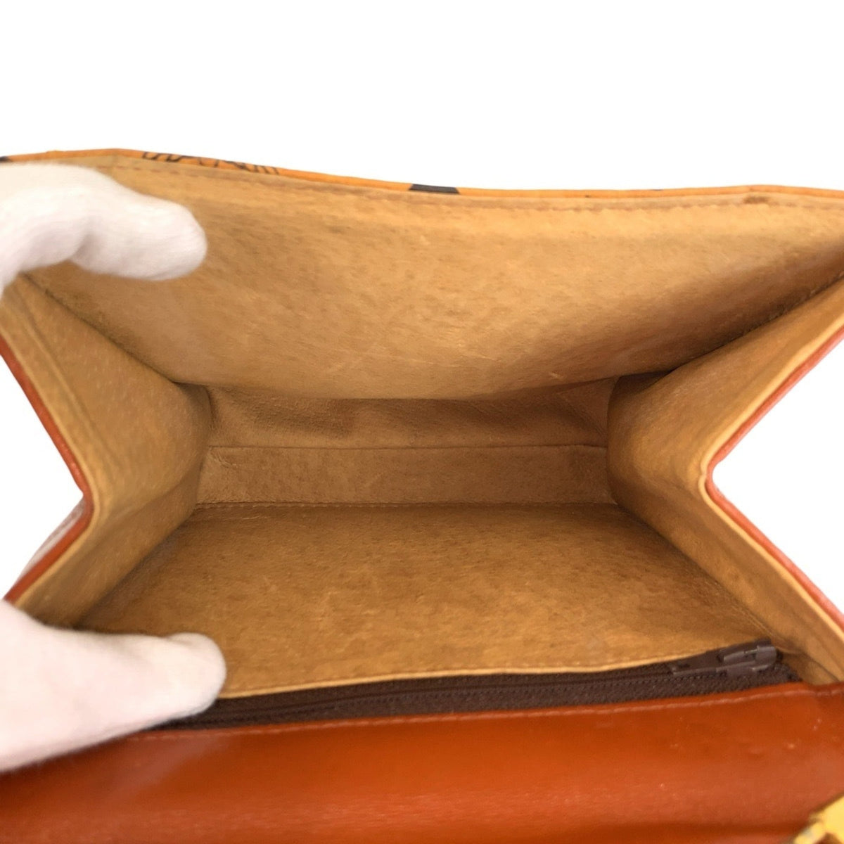 Mcm Brown Leather Handbag Shoulder Bag (Pre-Owned)