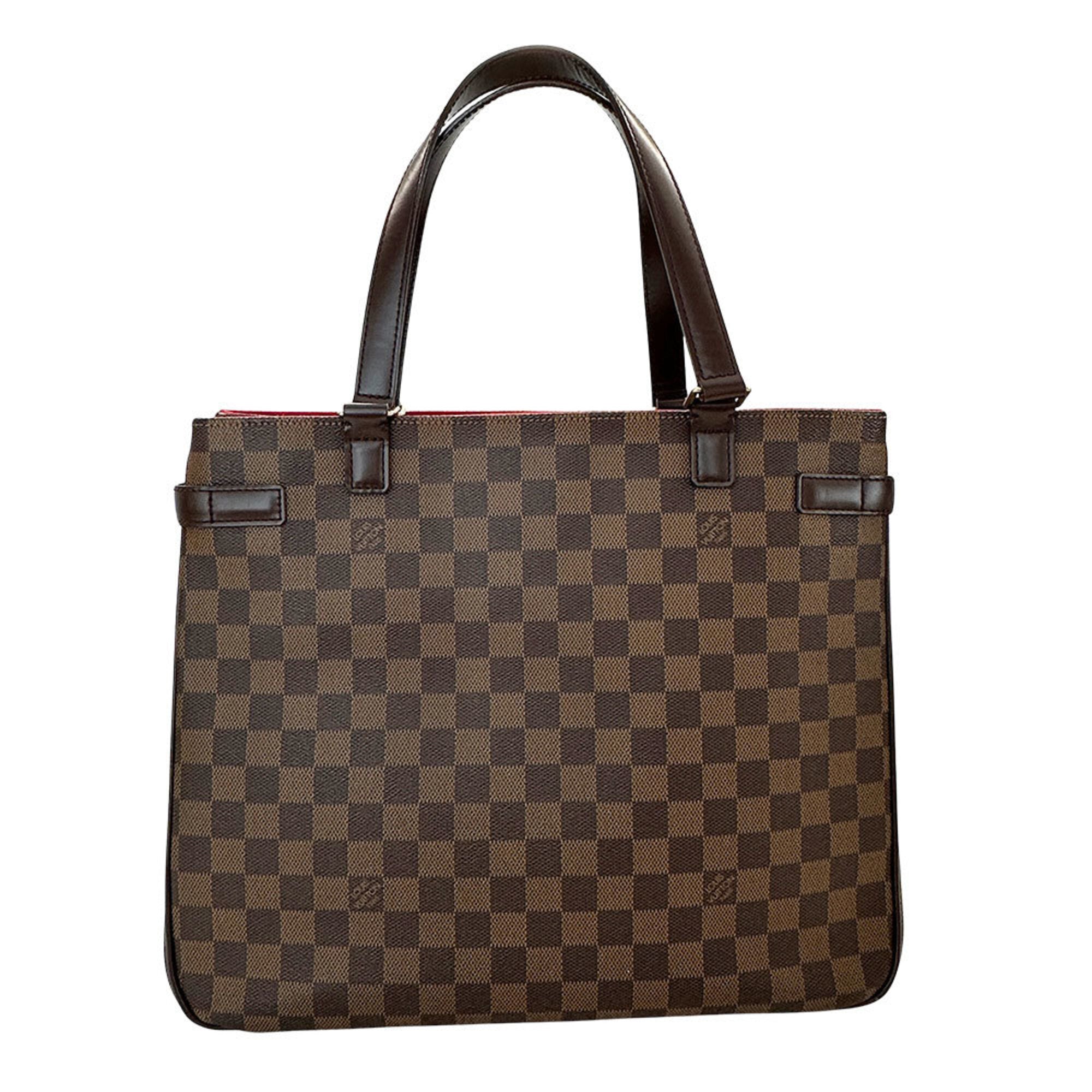 Louis Vuitton Damier Canvas Ebene Damier Canvas Handbag Tote Bag (Pre-Owned)