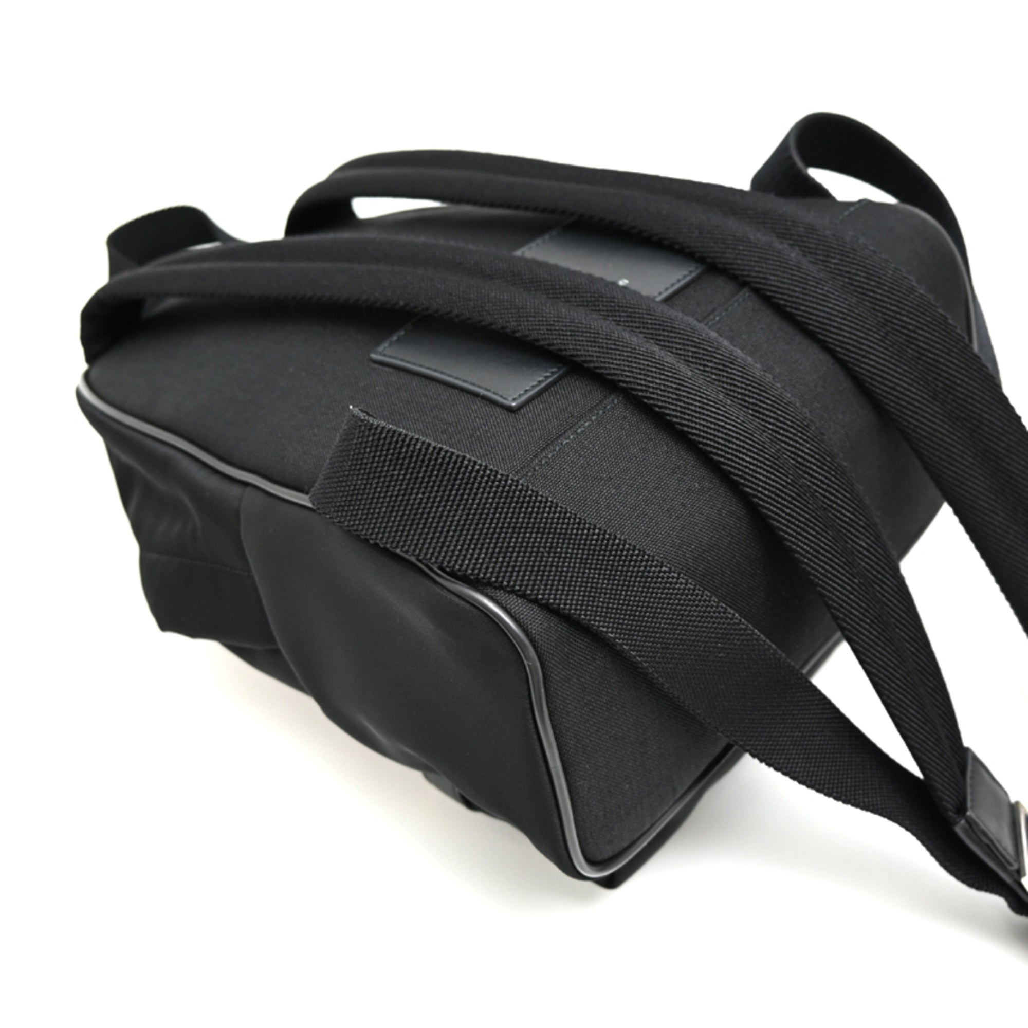 Saint Laurent Black Nylon Leather Backpack (Pre-Owned)