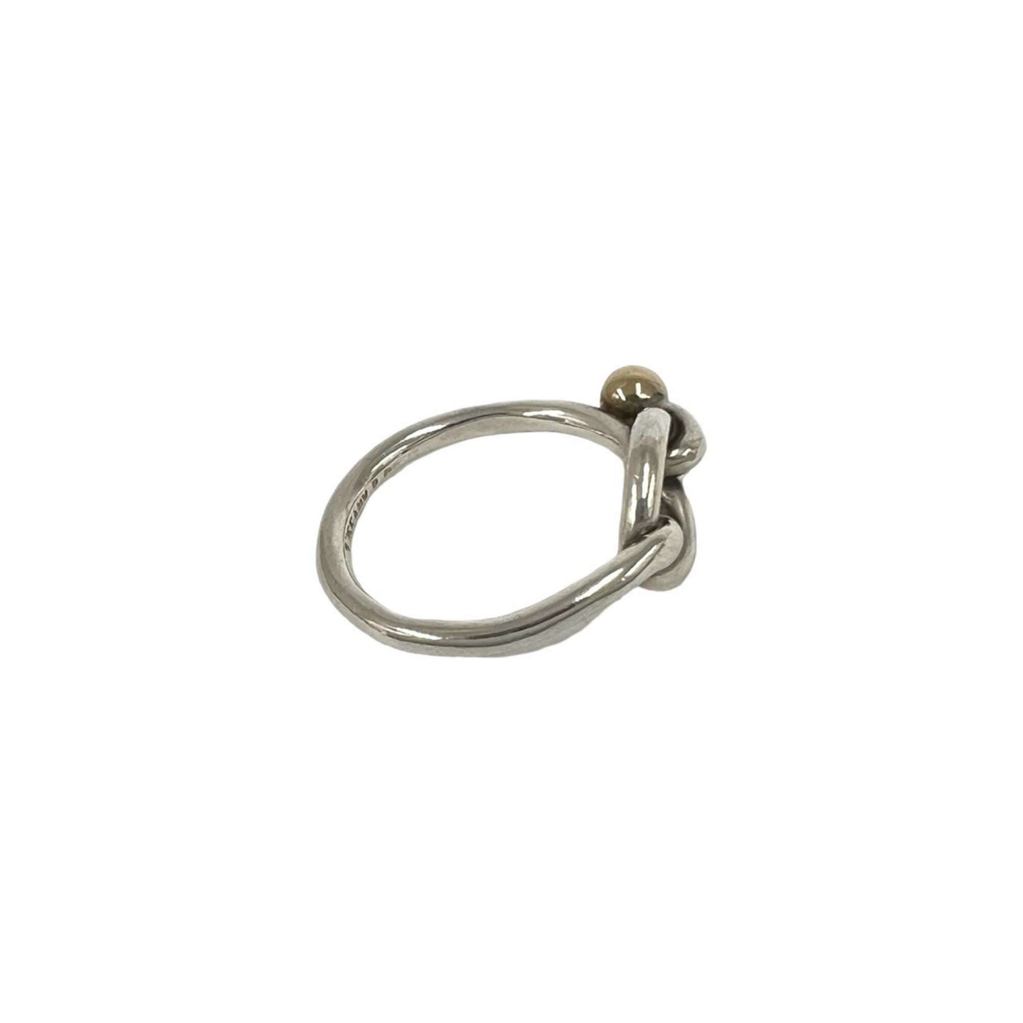 Tiffany Gold Silver Silver 925 Band Ring (Pre-Owned)