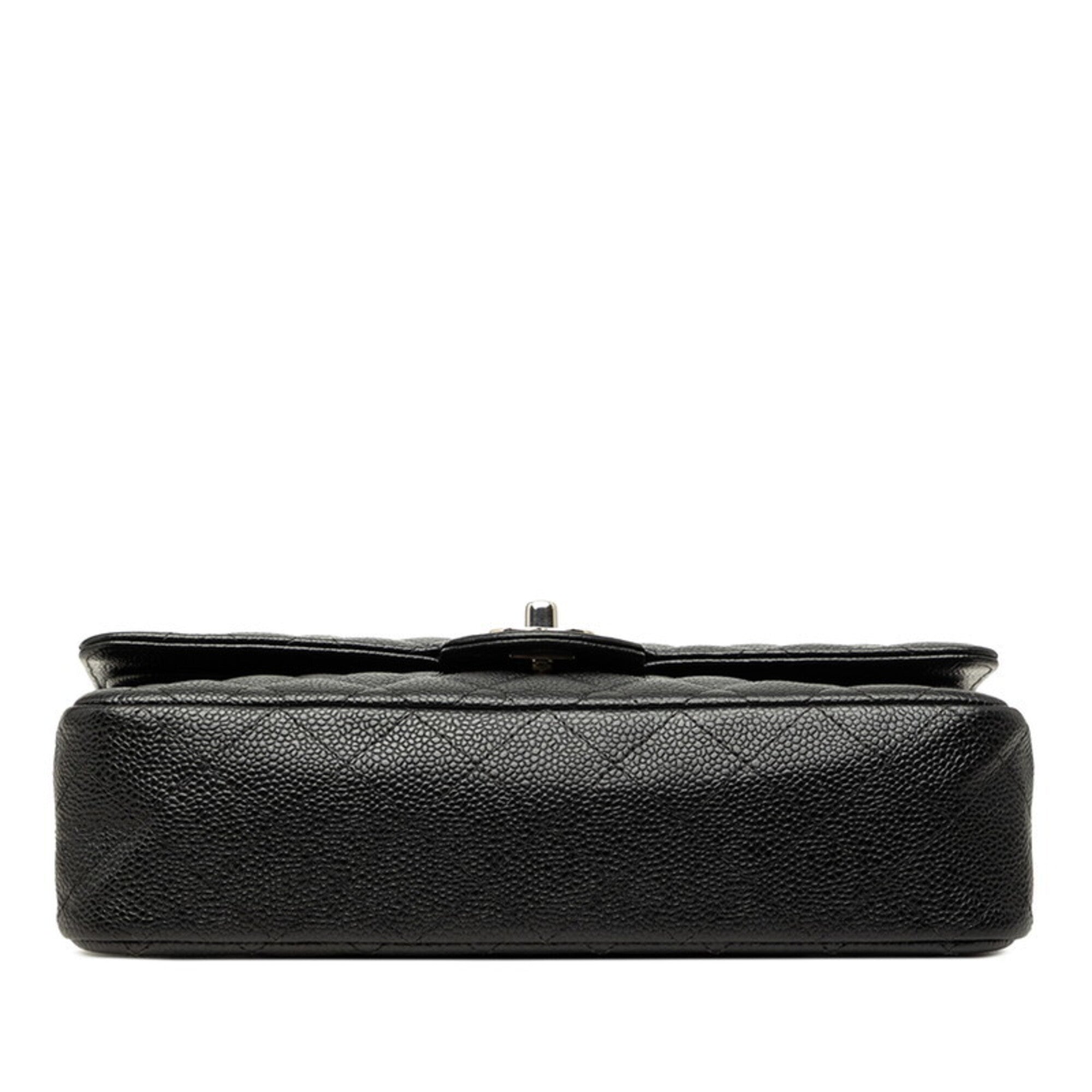 Chanel Black Grained Calfskin Shoulder Bag (Pre-Owned)