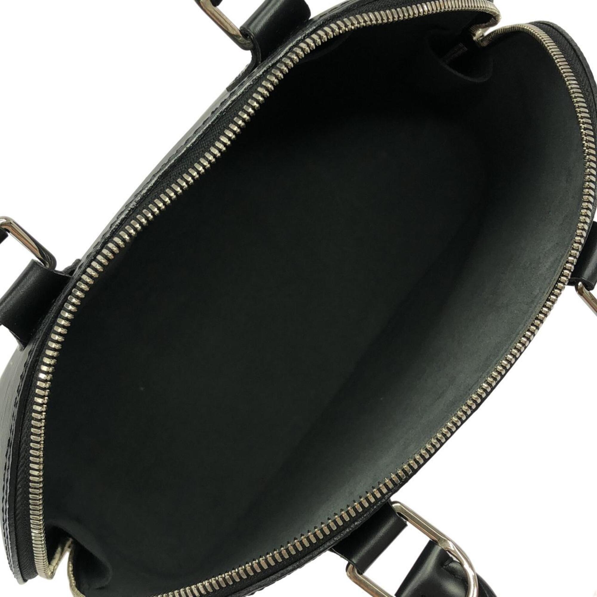 Louis Vuitton Black Leather Handbag (Pre-Owned)