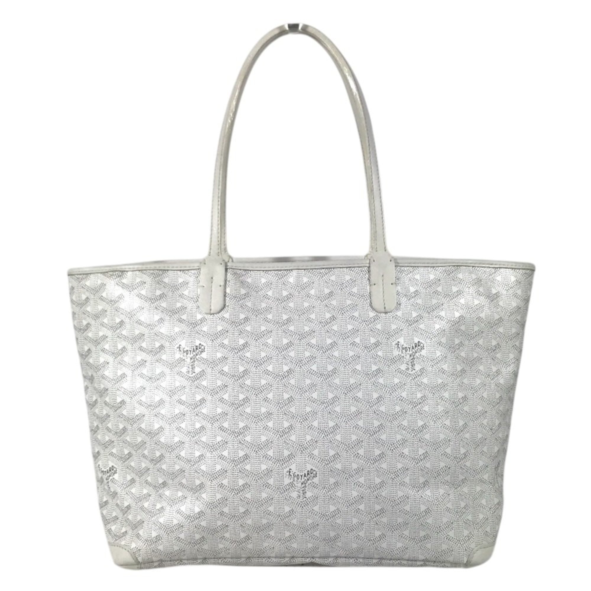Goyard White Pvc Leather Shoulder Bag Tote Bag (Pre-Owned)