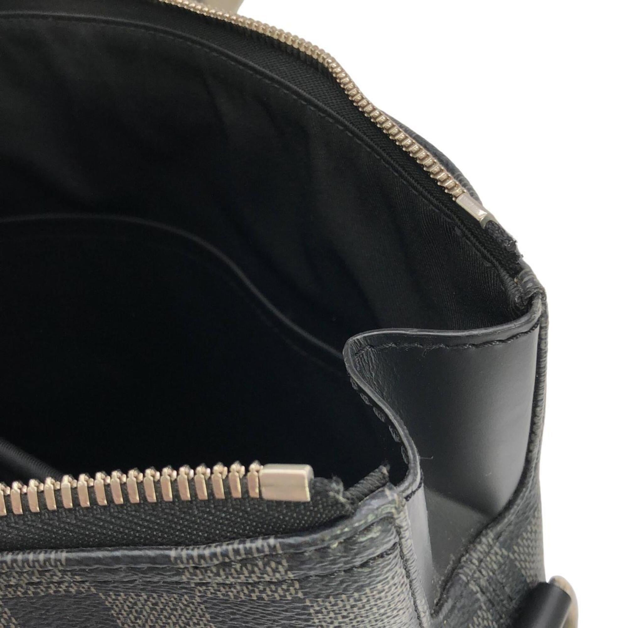 Louis Vuitton Dark Gray Graphite Coated Canvas Handbag (Pre-Owned)