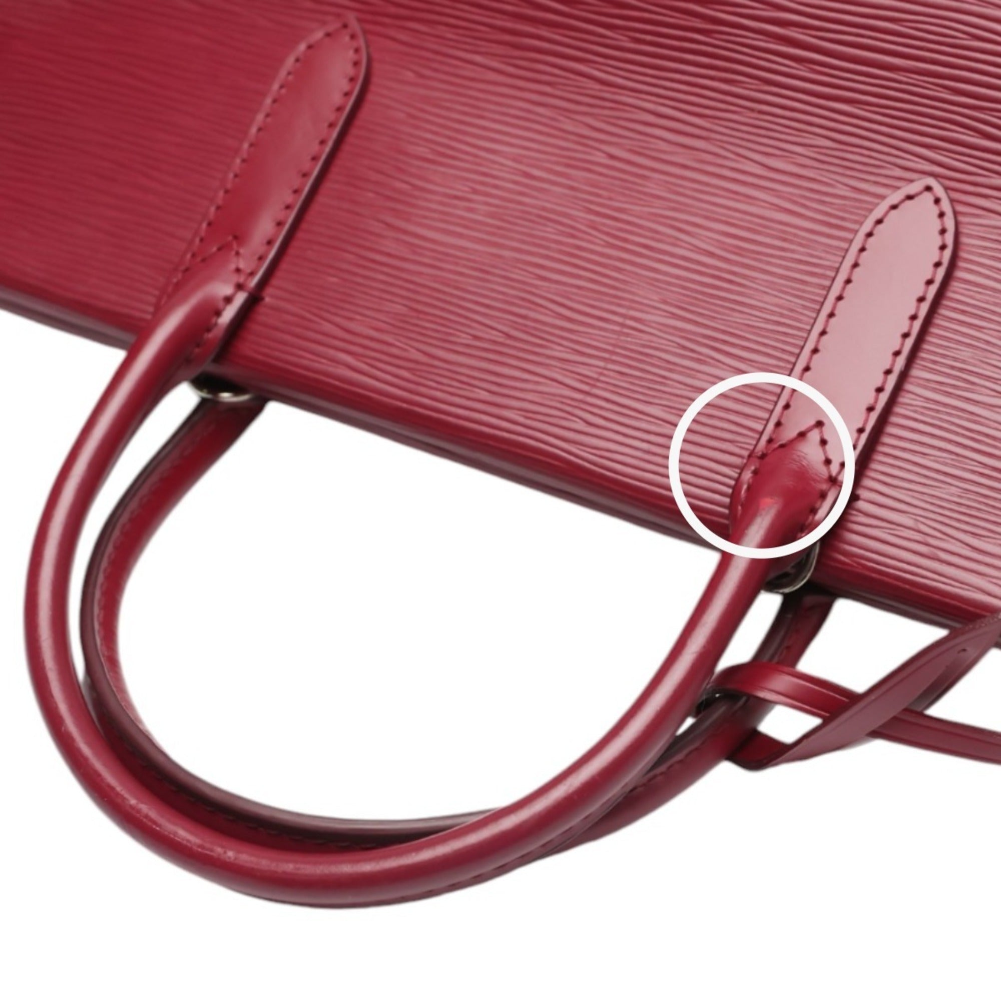 Louis Vuitton Fuchsia Galle Red Color Epi Leather Handbag Shoulder Bag (Pre-Owned)