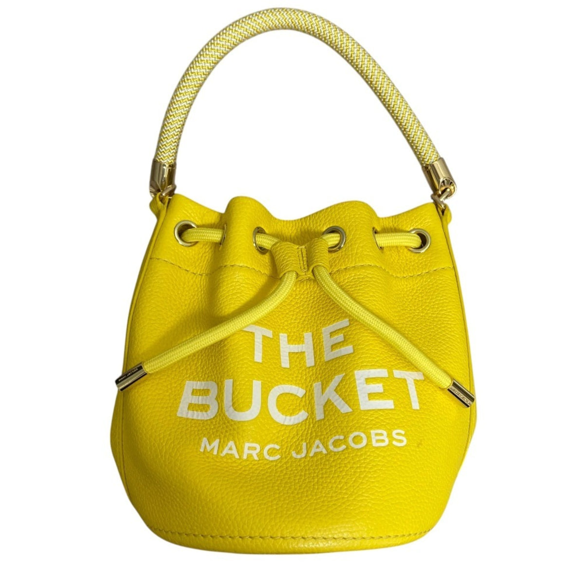 Marc Jacobs White Yellow Leather Shoulder Bag (Pre-Owned)