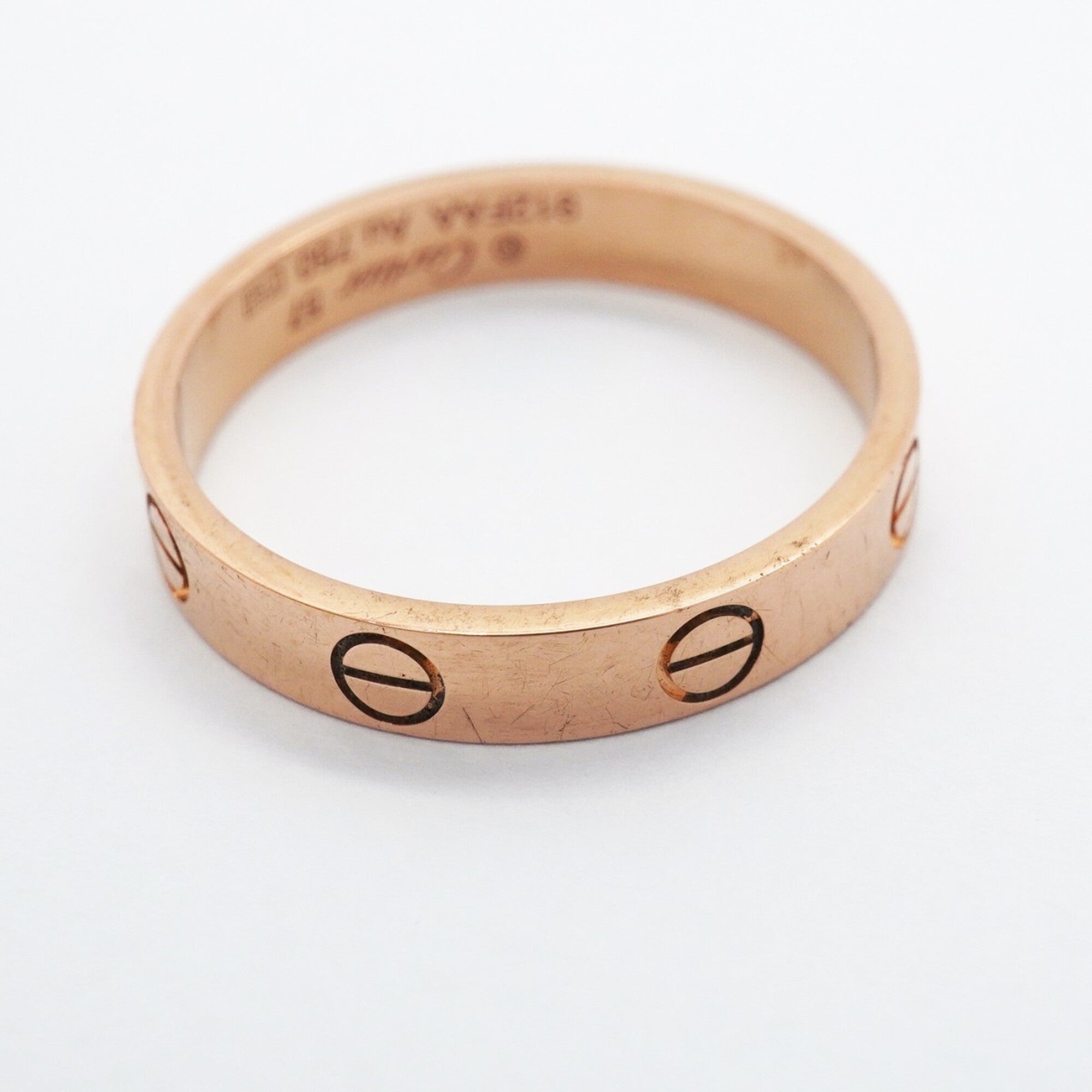 Cartier Pink Gold (18K) Band Ring (Pre-Owned)