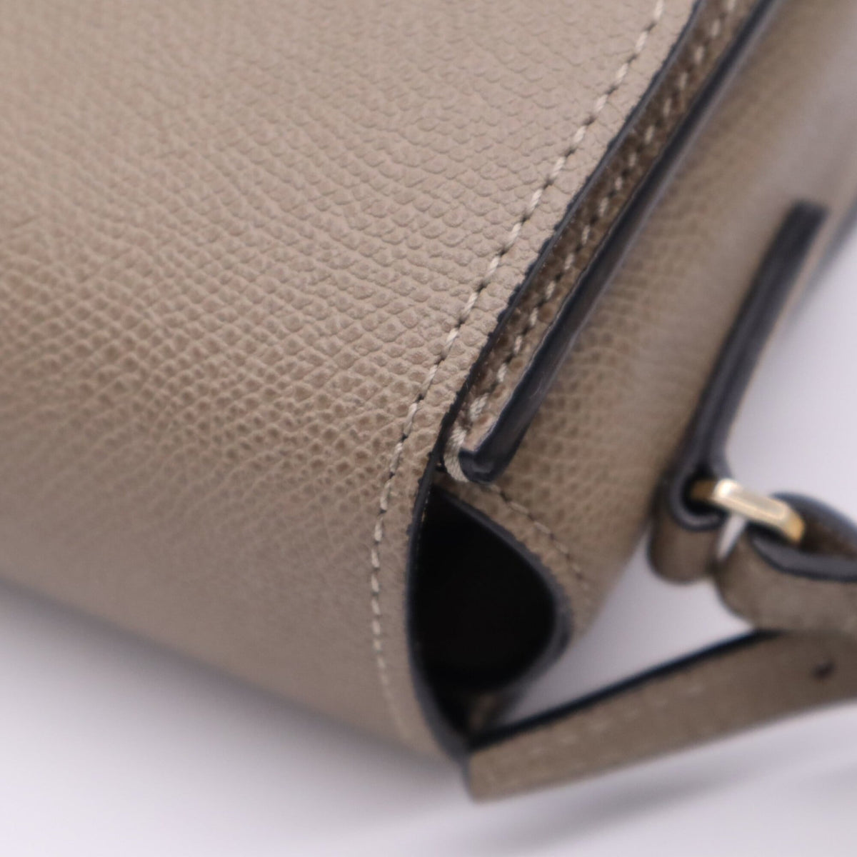 Valextra Brown Leather Shoulder Bag (Pre-Owned)