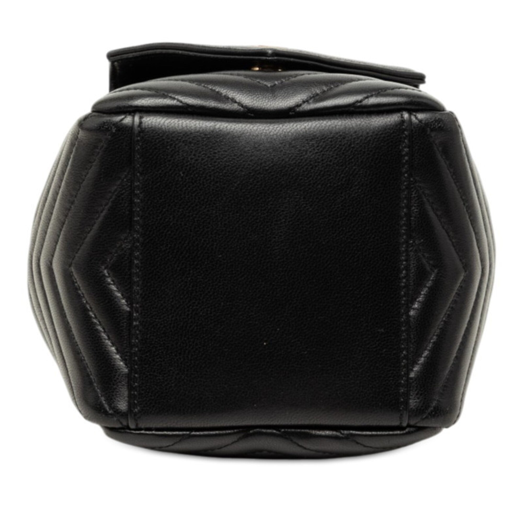 Saint Laurent Black Leather Shoulder Bag (Pre-Owned)