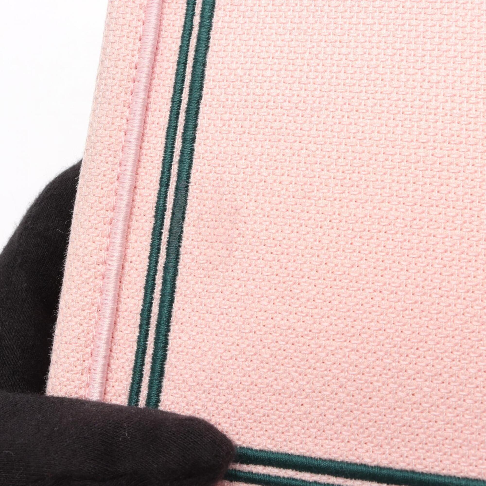 Christian Dior Green Pink Canvas Handbag Tote Bag (Pre-Owned)