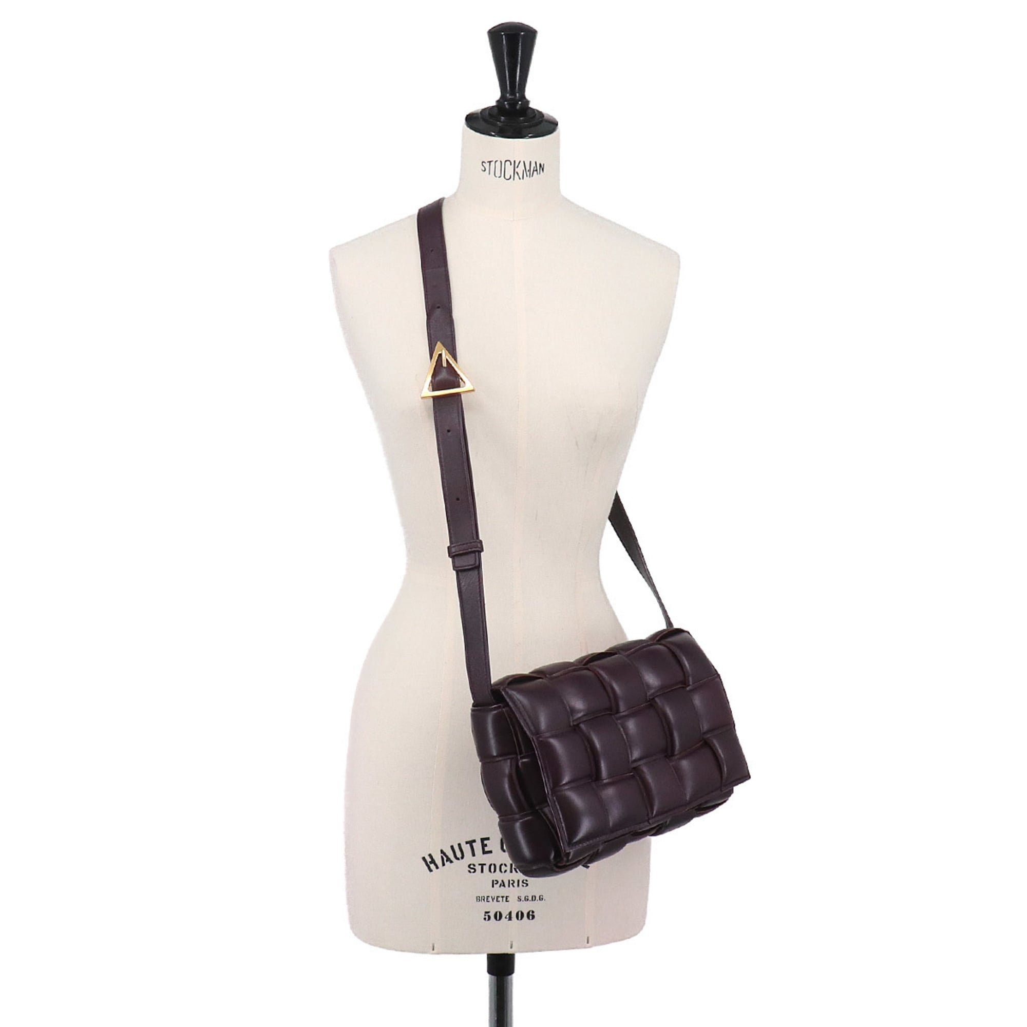 Bottega Veneta Purple Intrecciato Handbag Shoulder Bag (Pre-Owned)
