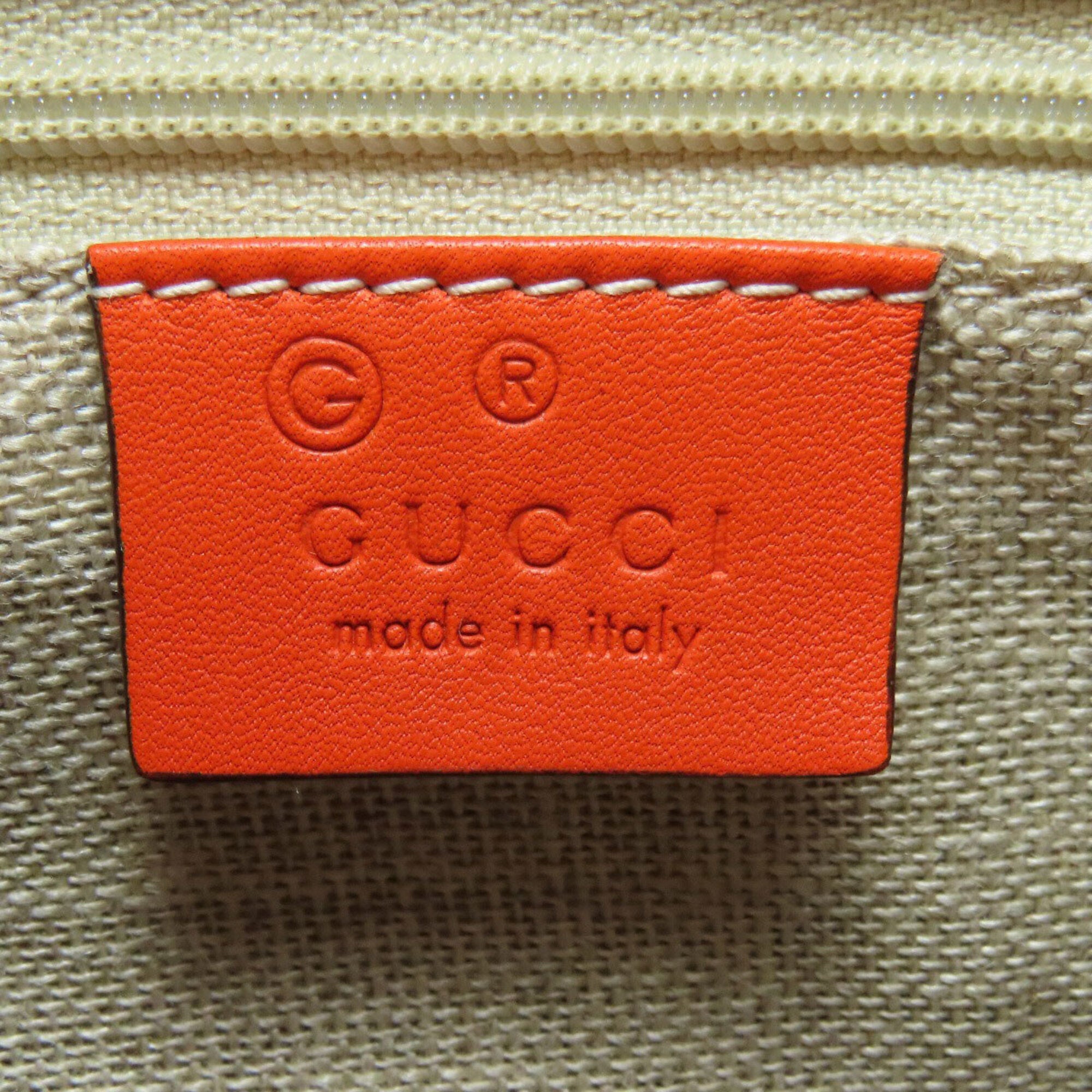 Gucci Orange Leather Handbag (Pre-Owned)