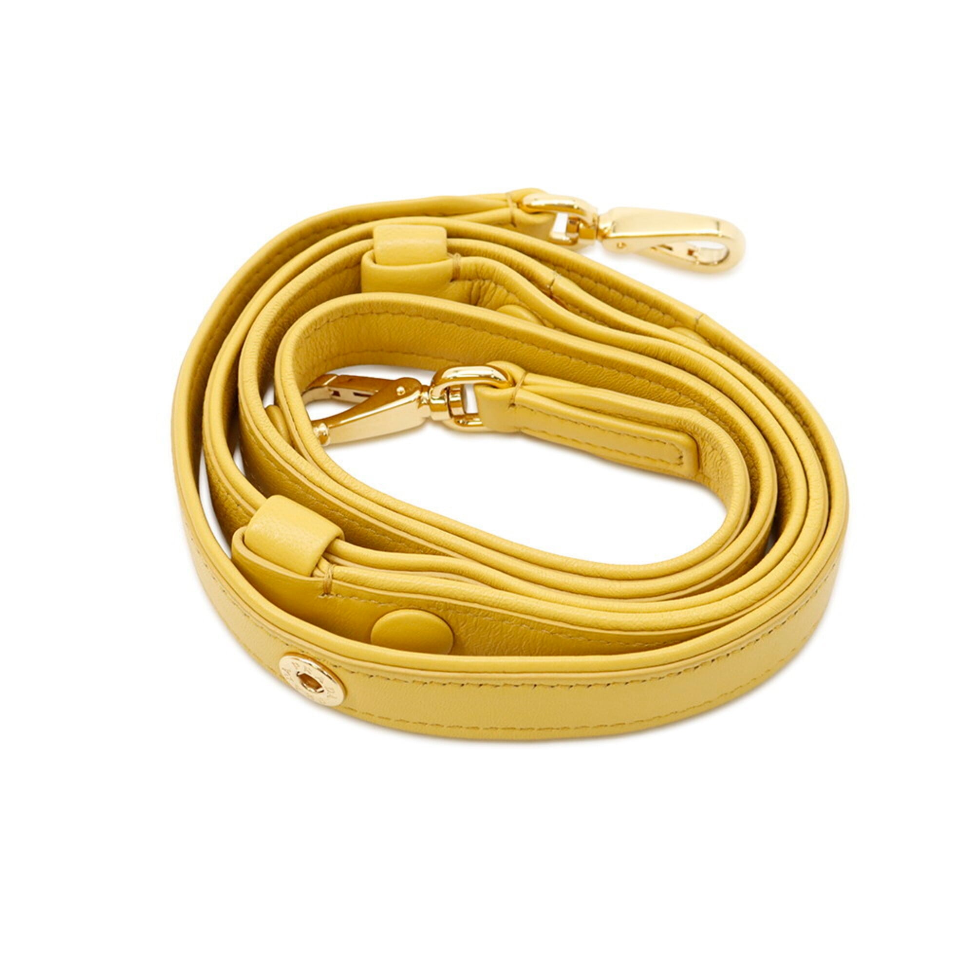 Prada Yellow Leather Handbag (Pre-Owned)