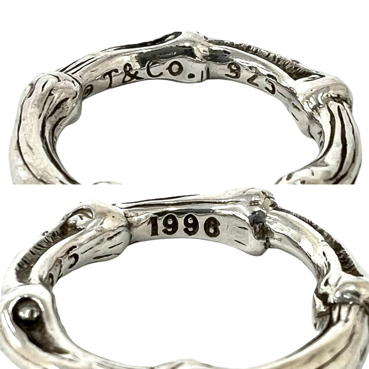Tiffany Silver Silver 925 Band Ring (Pre-Owned)