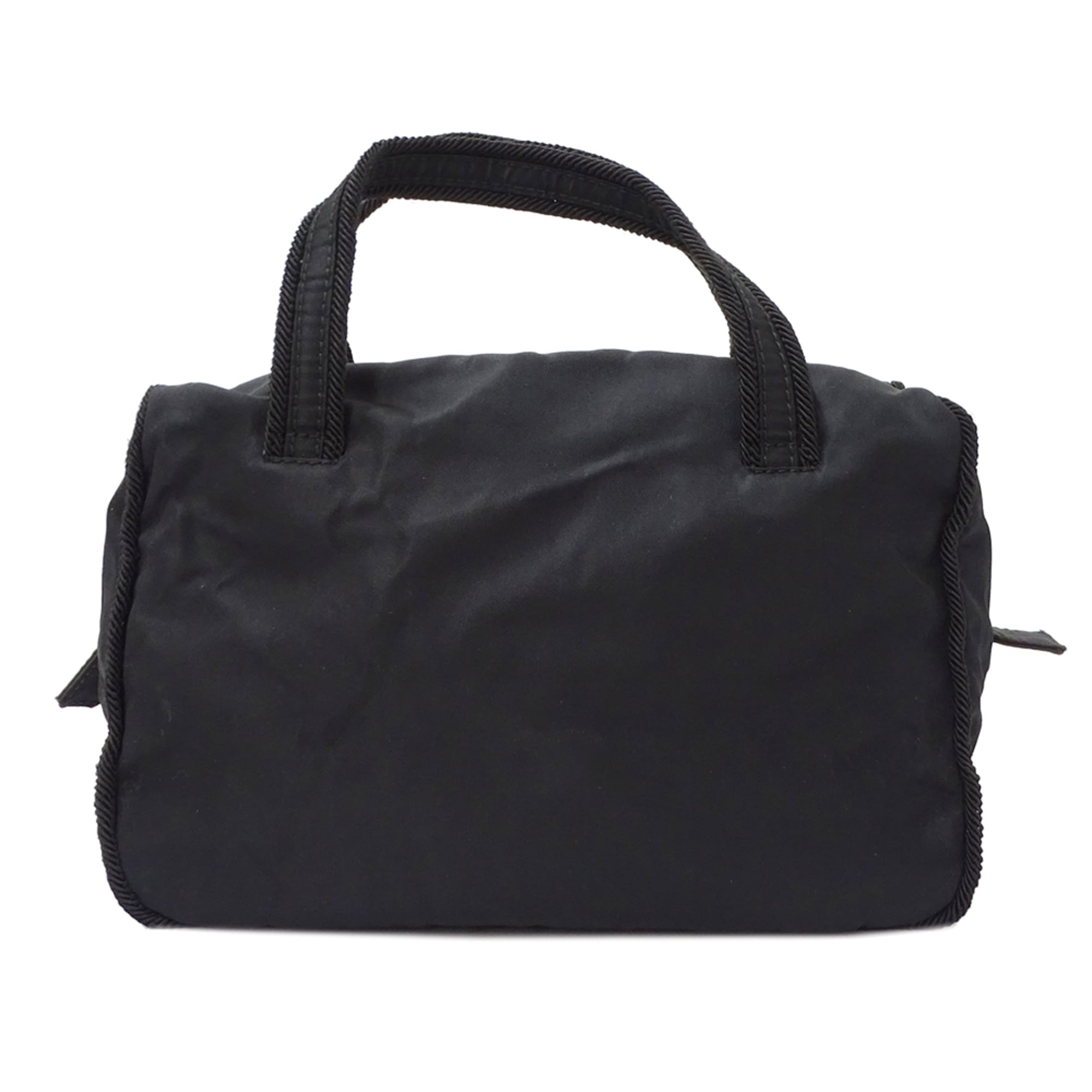 Prada Black Nylon Beads Handbag (Pre-Owned)