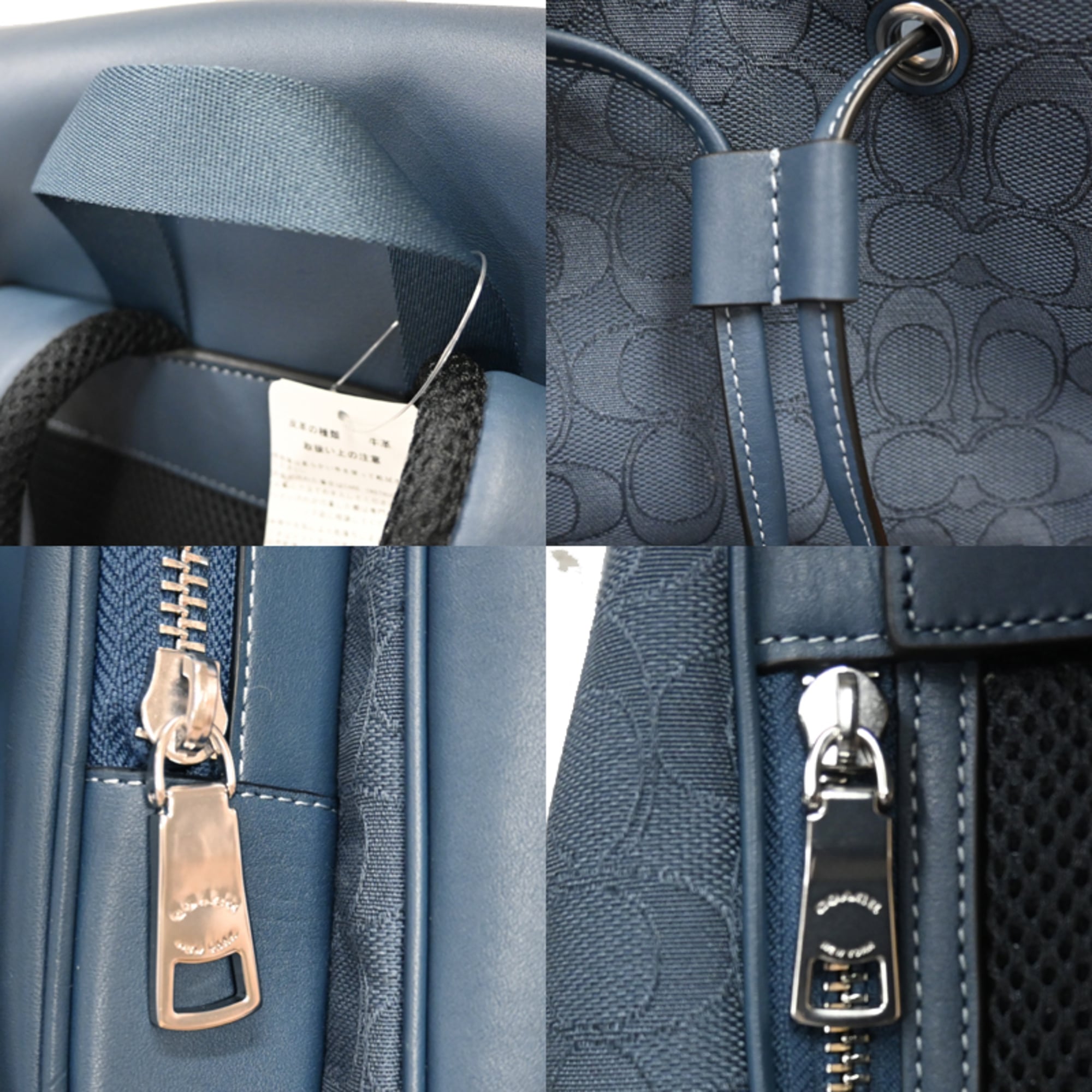Coach Navy Leather (Pre-Owned)