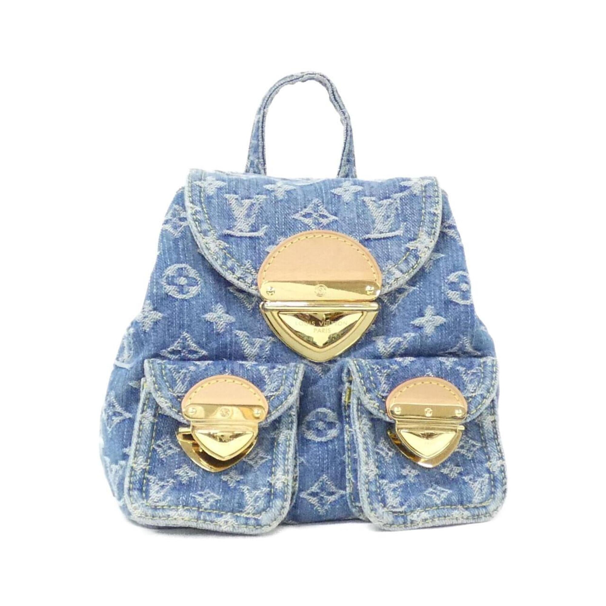 Louis Vuitton Blue Denim Backpack (Pre-Owned)