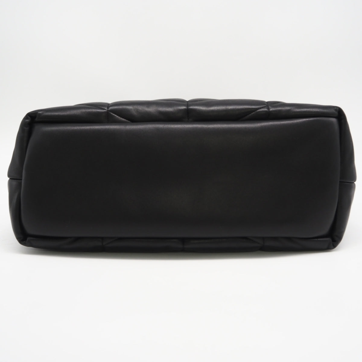 Yves Saint Laurent Black Leather Handbag Tote Bag (Pre-Owned)