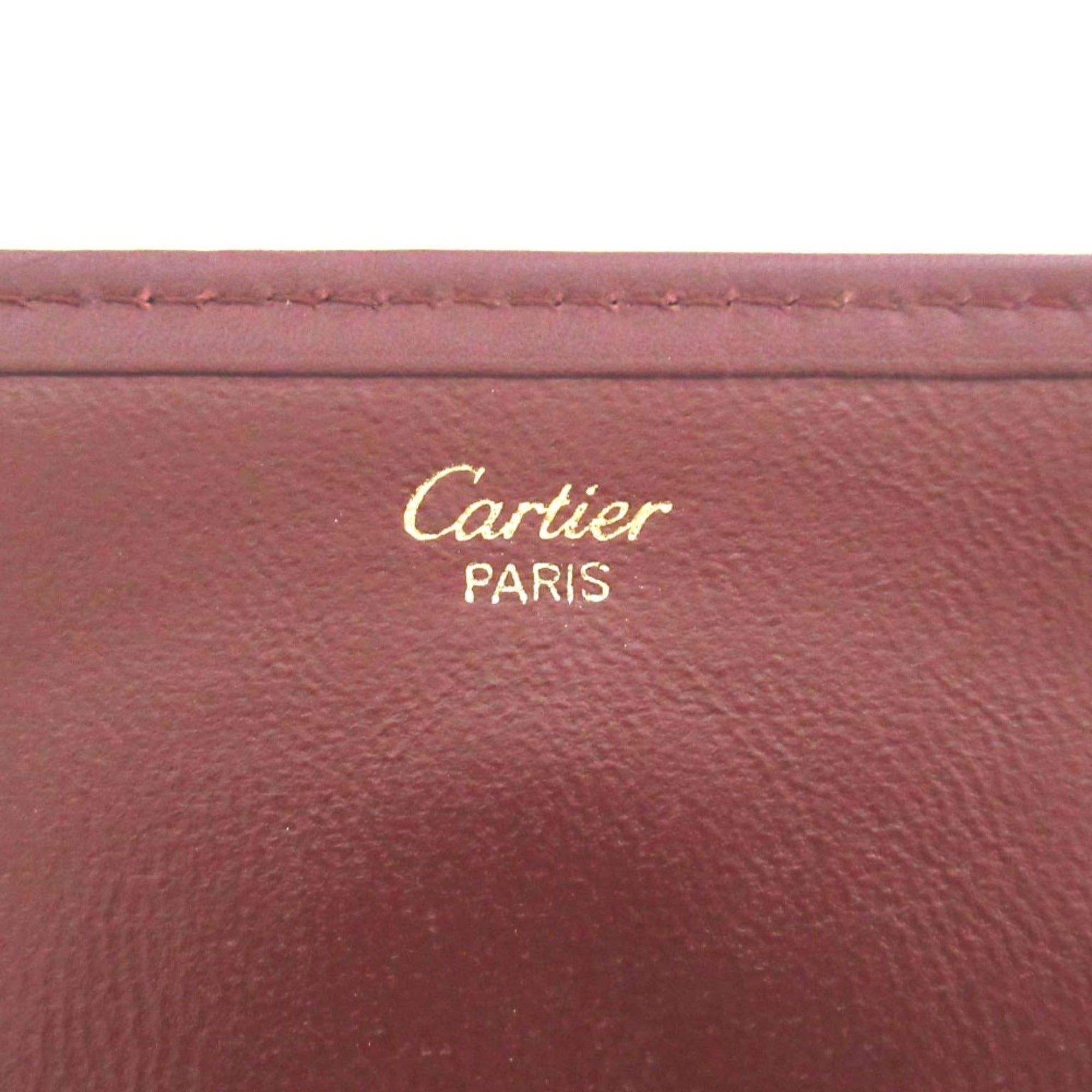 Cartier Bordeaux Long Wallet (Bi-Fold) (Pre-Owned)