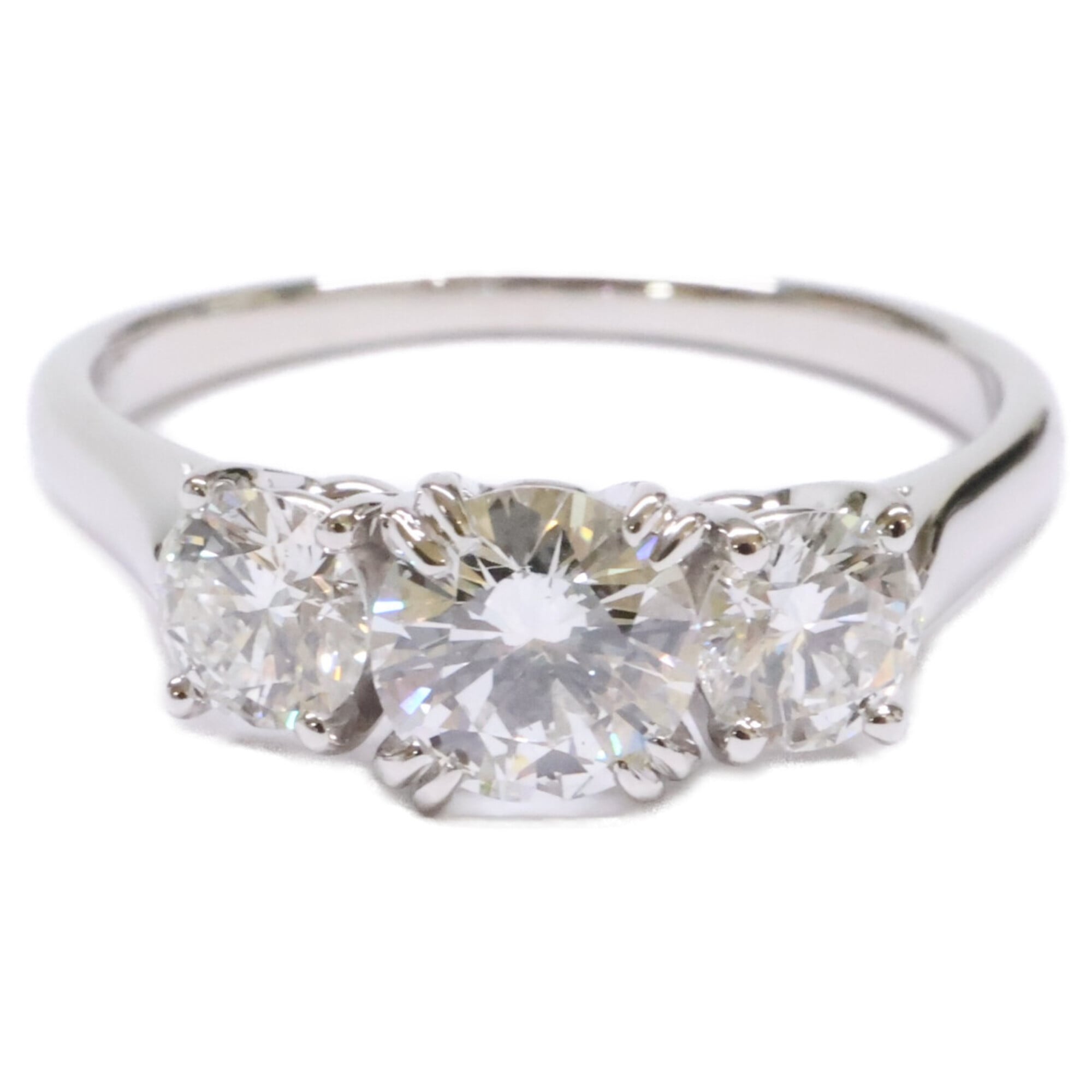 Harry Winston Platinum Platinum 950 Band Ring (Pre-Owned)