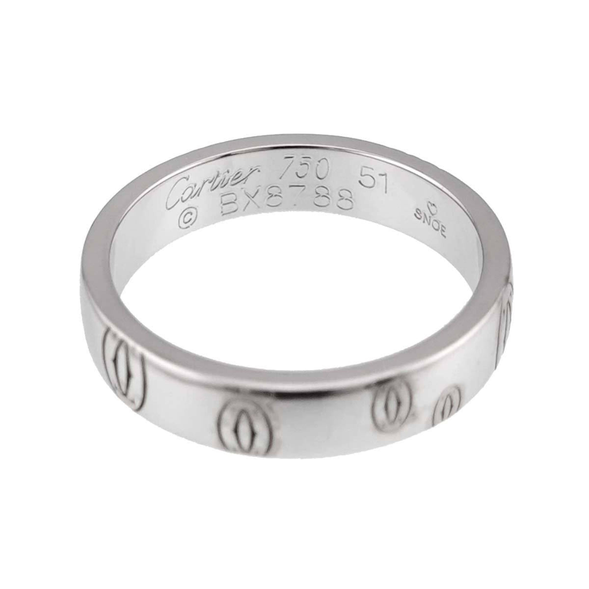 Cartier White Gold (18K) Band Ring (Pre-Owned)