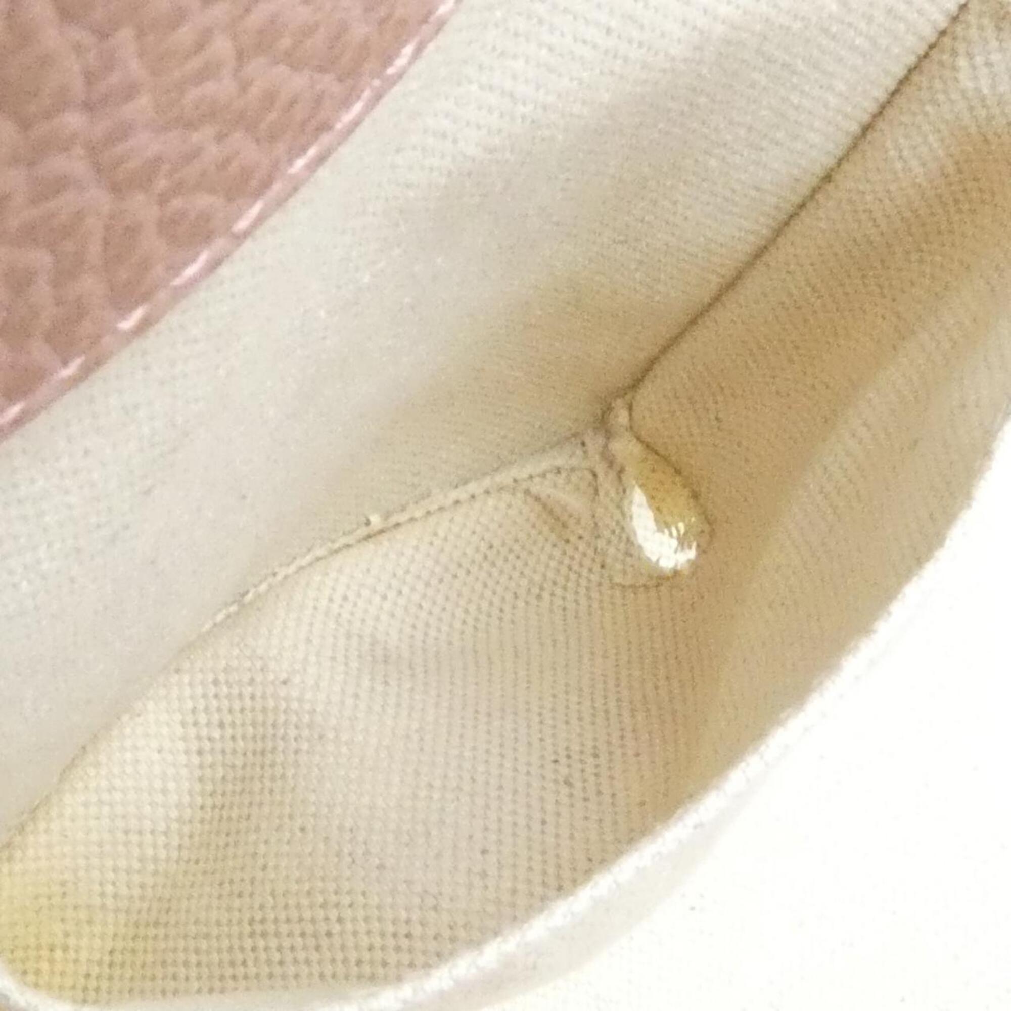 Gucci Gray Pink Leather Handbag (Pre-Owned)