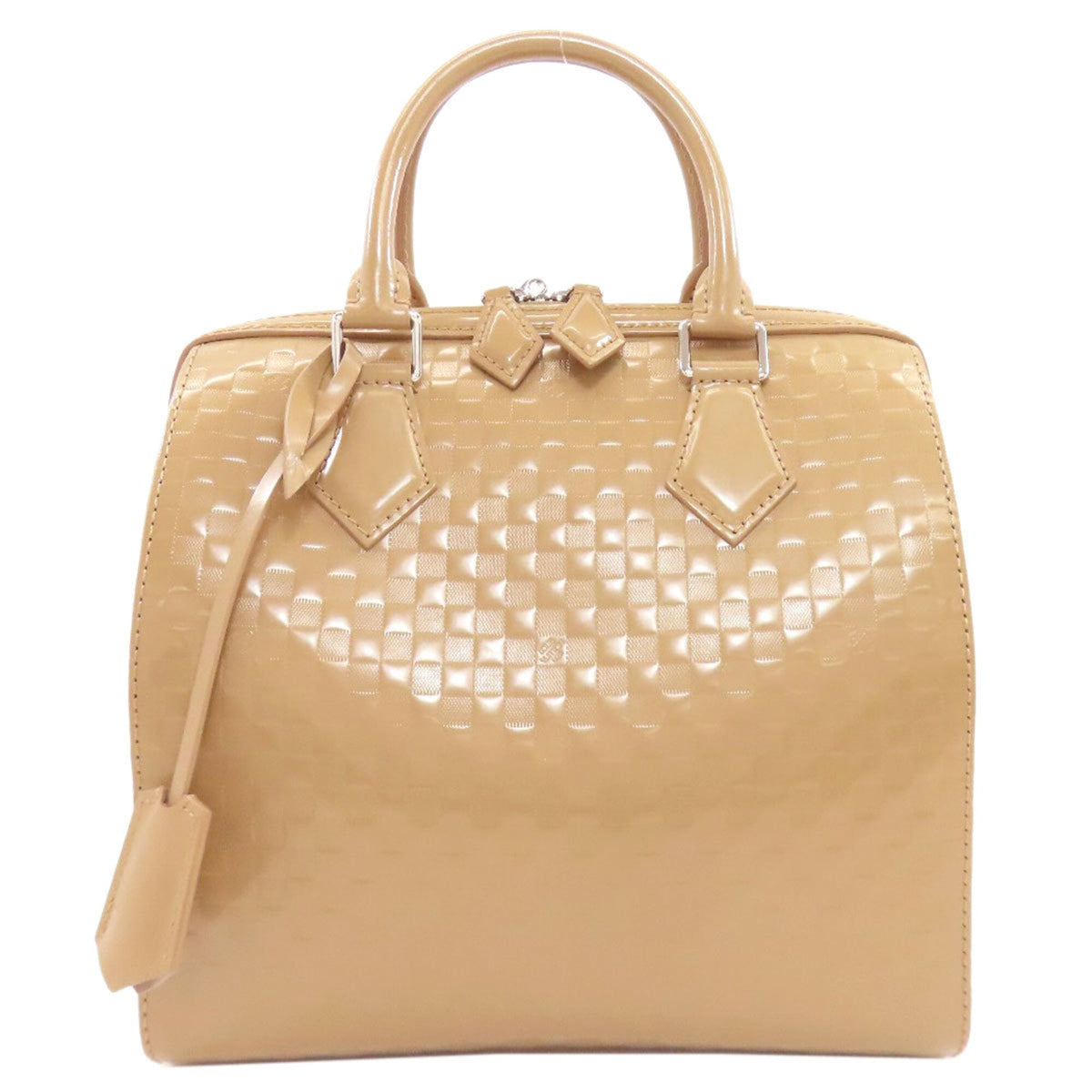 Louis Vuitton Damier Beige Leather Handbag (Pre-Owned)