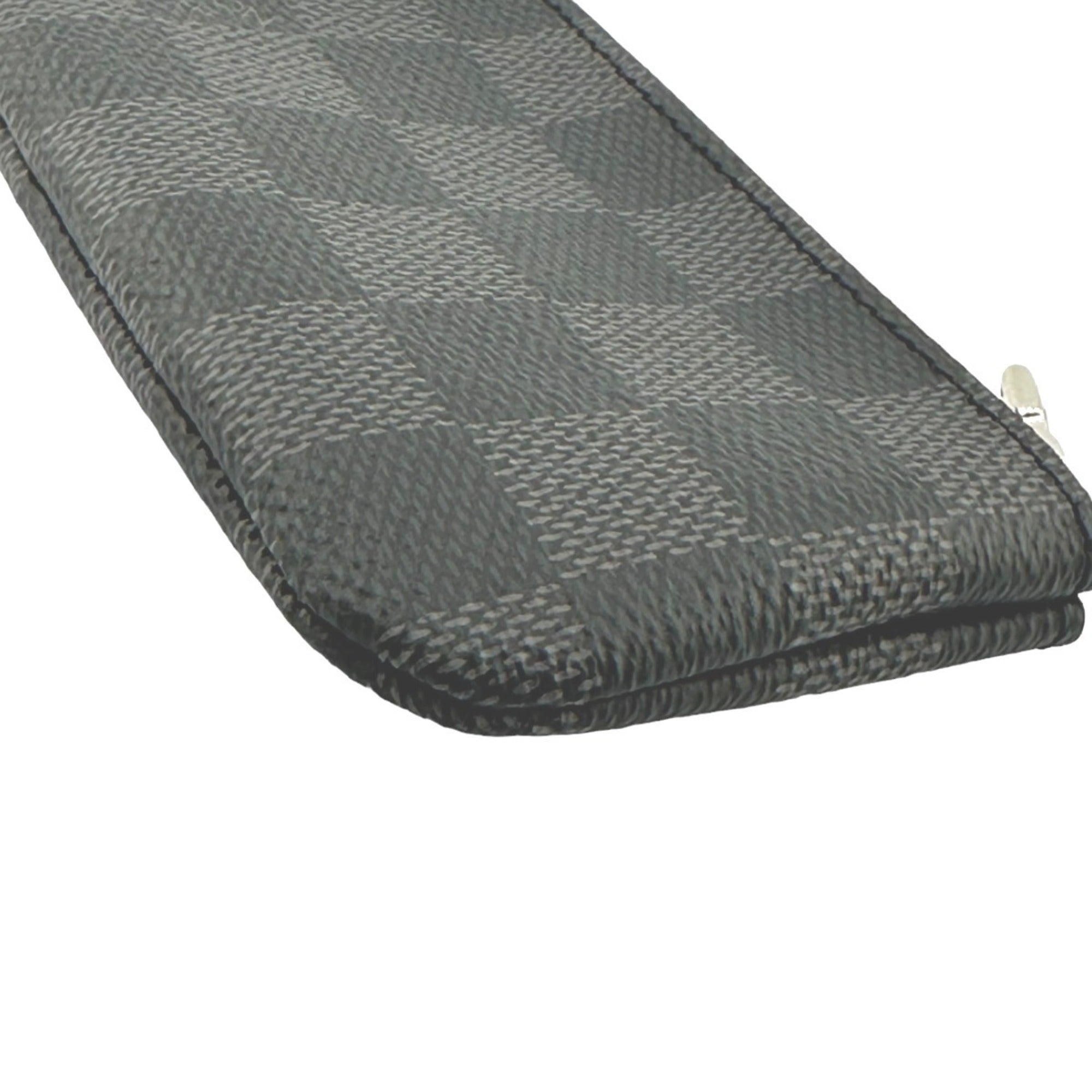 Louis Vuitton Damier Graphite Gray Damier Graphite Coin Purse/Coin Case (Pre-Owned)