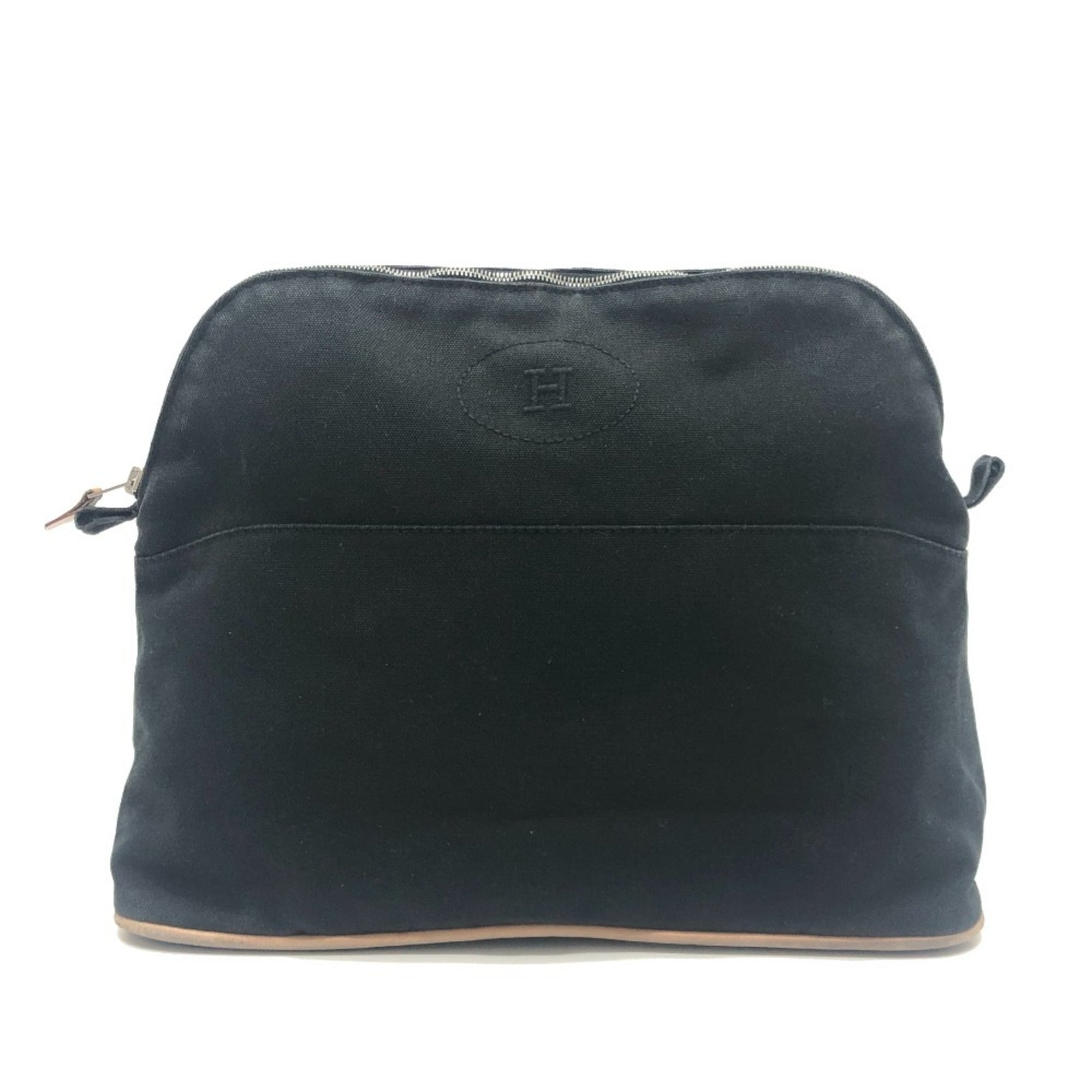 Hermes Bolide Black Cotton Pouch (Pre-Owned)