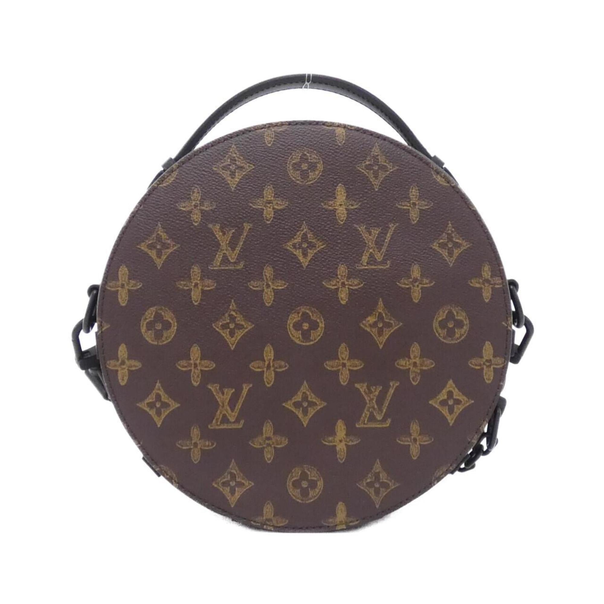 Louis Vuitton Marron Coated Canvas Shoulder Bag (Pre-Owned)