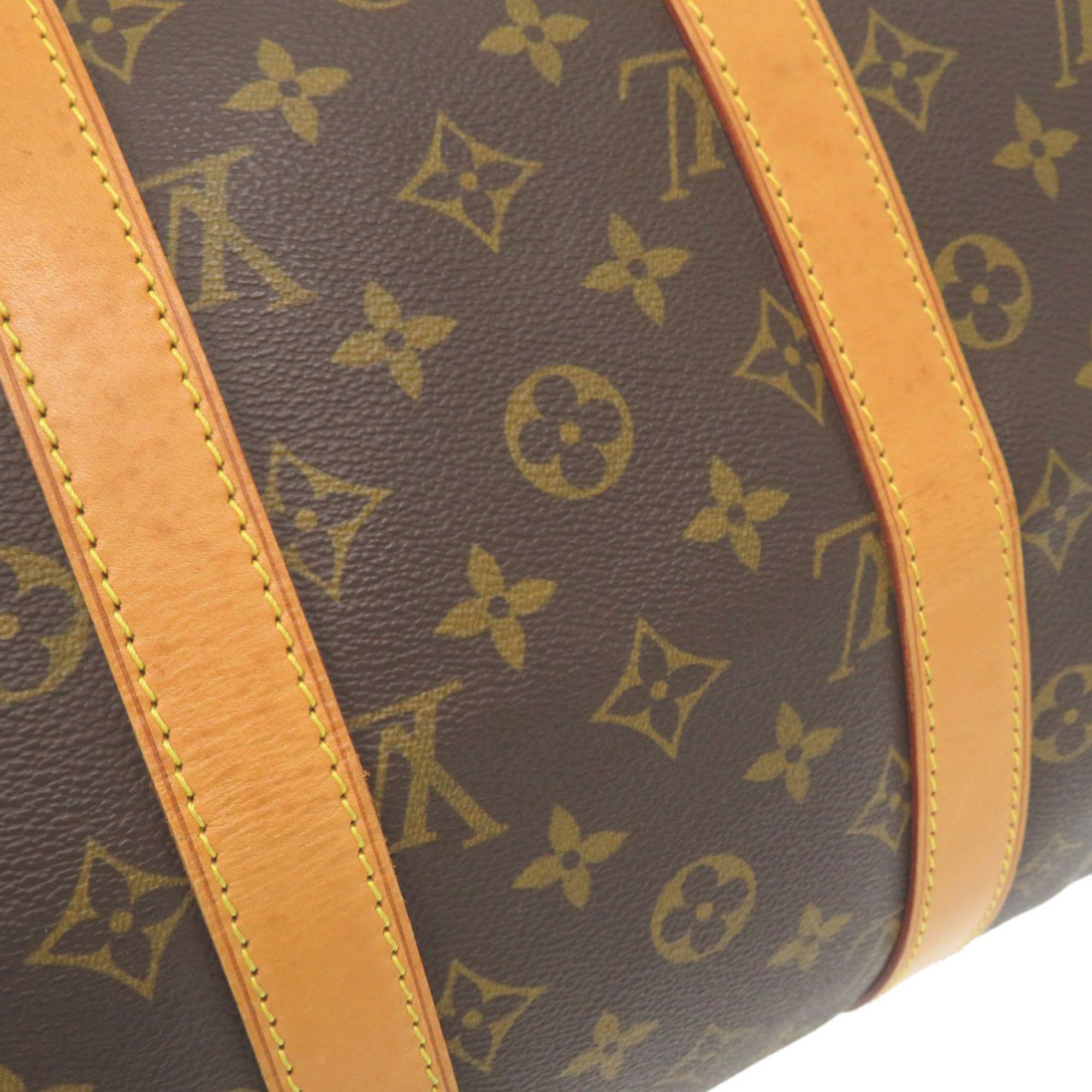 Louis Vuitton Brown Monogram Canvas Boston Bag (Pre-Owned)