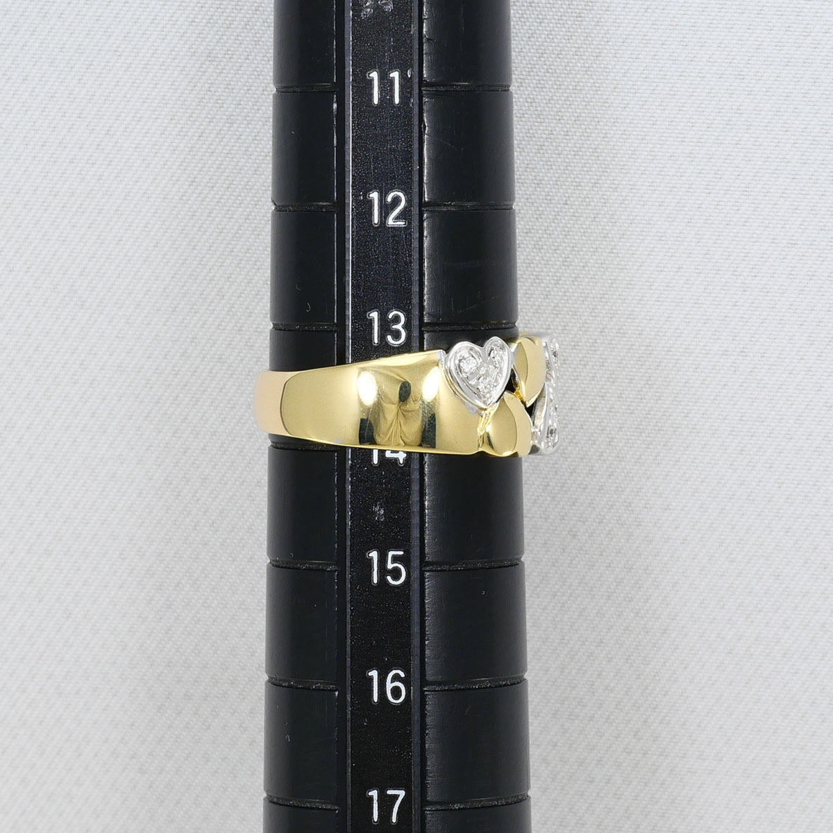 Unbranded White Gold Yellow Gold Yellow Gold (18K) White Gold (18K) Band Ring (Pre-Owned)