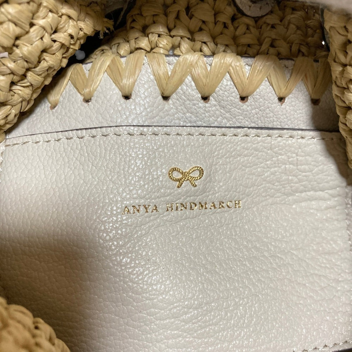 Anya Hindmarch Raffia Tote Bag (Pre-Owned)