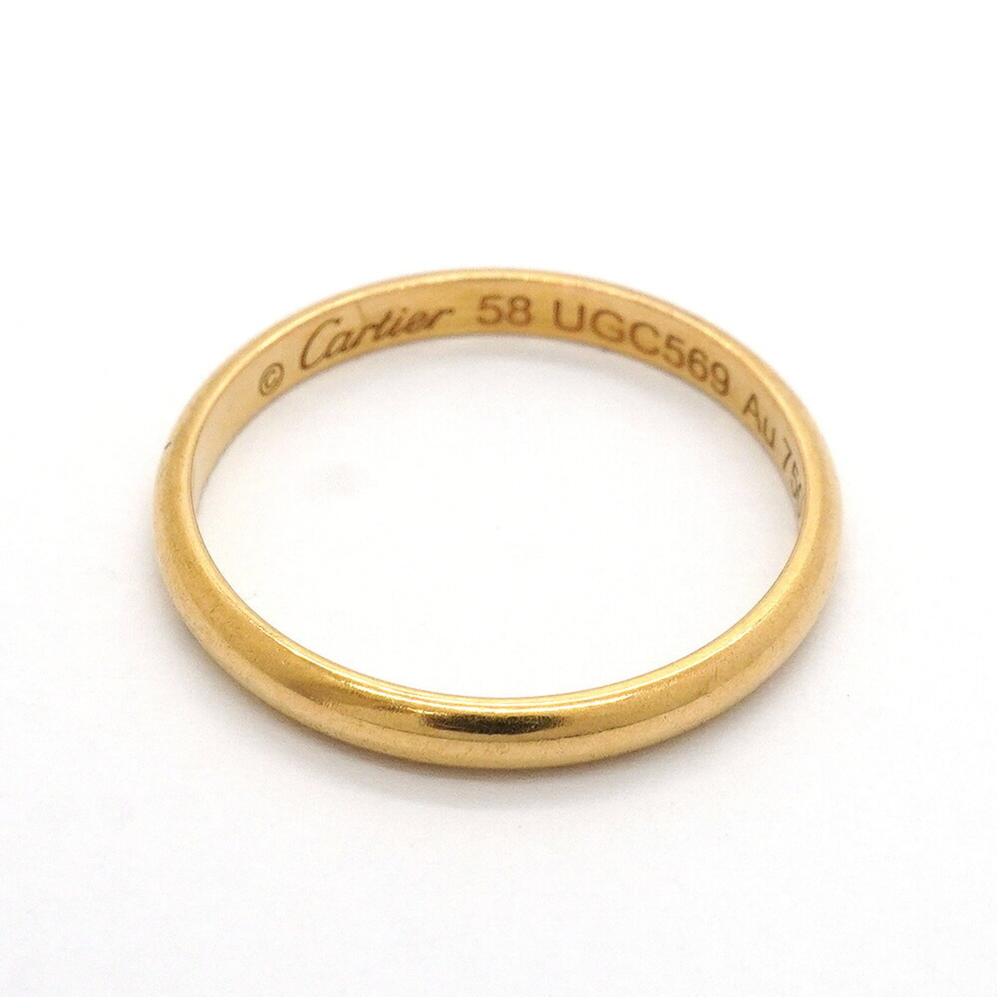 Cartier Yellow Gold (18K) Band Ring (Pre-Owned)