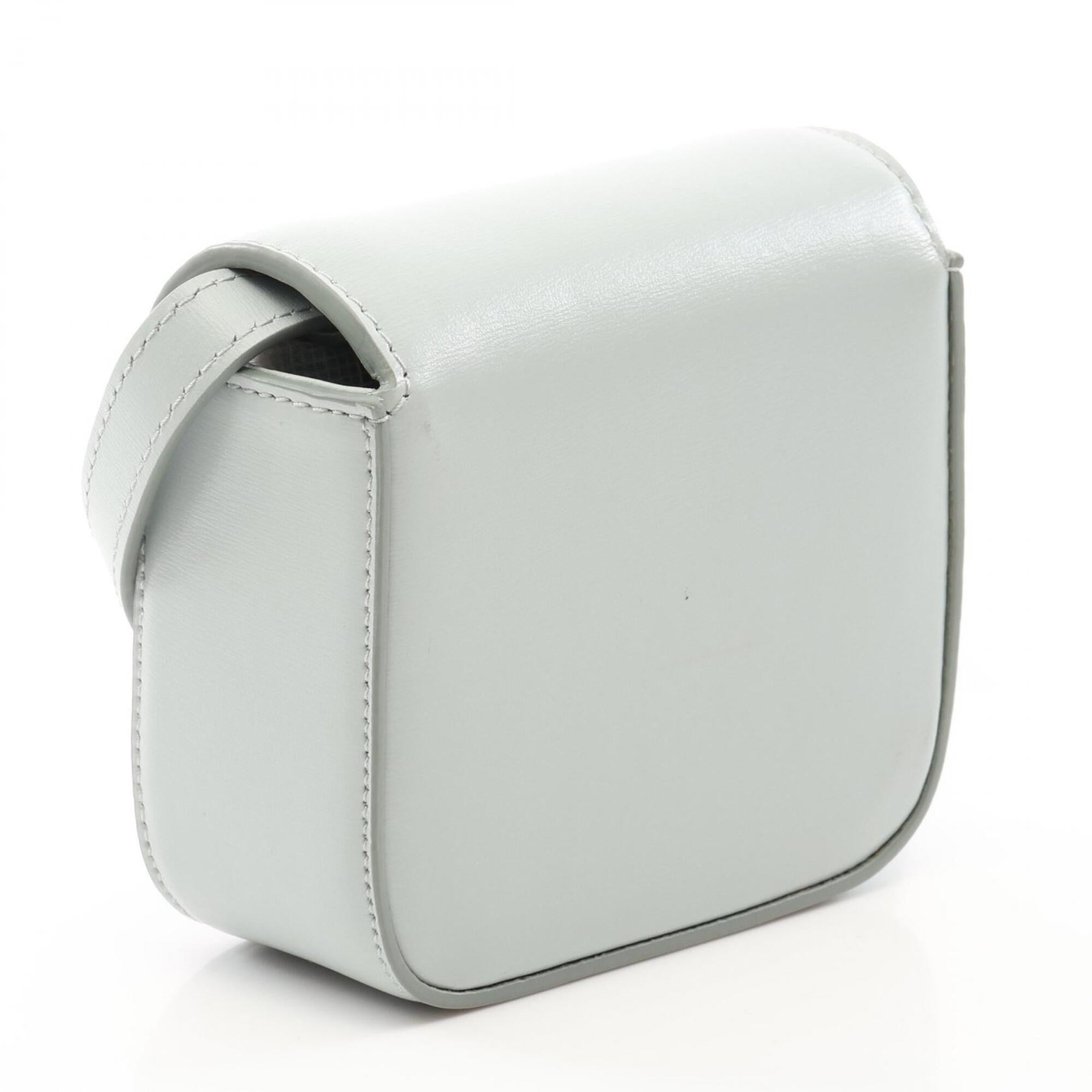 Celine Blue Leather Handbag Shoulder Bag (Pre-Owned)