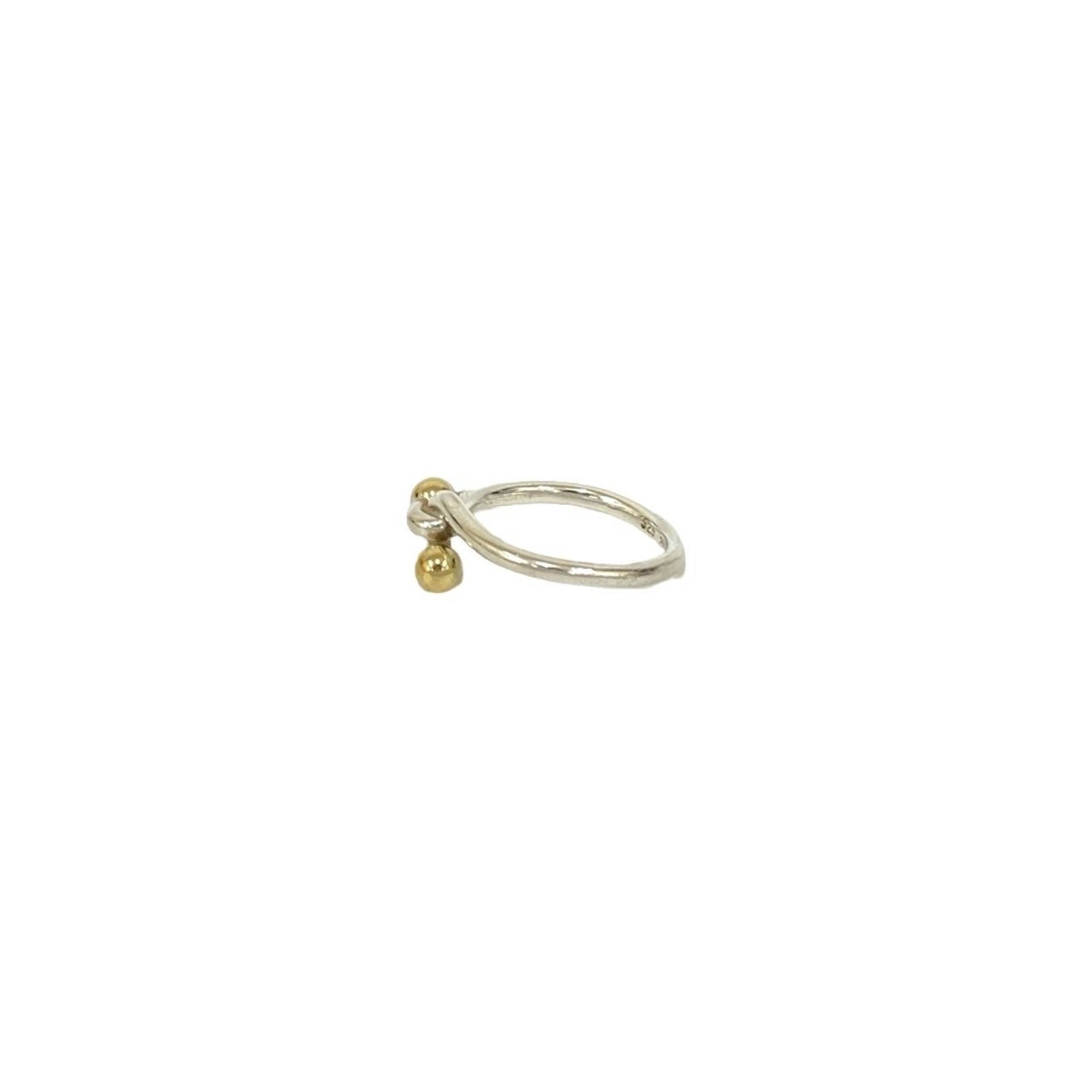 Tiffany Gold Silver Gold (18K) Silver 925 Band Ring (Pre-Owned)