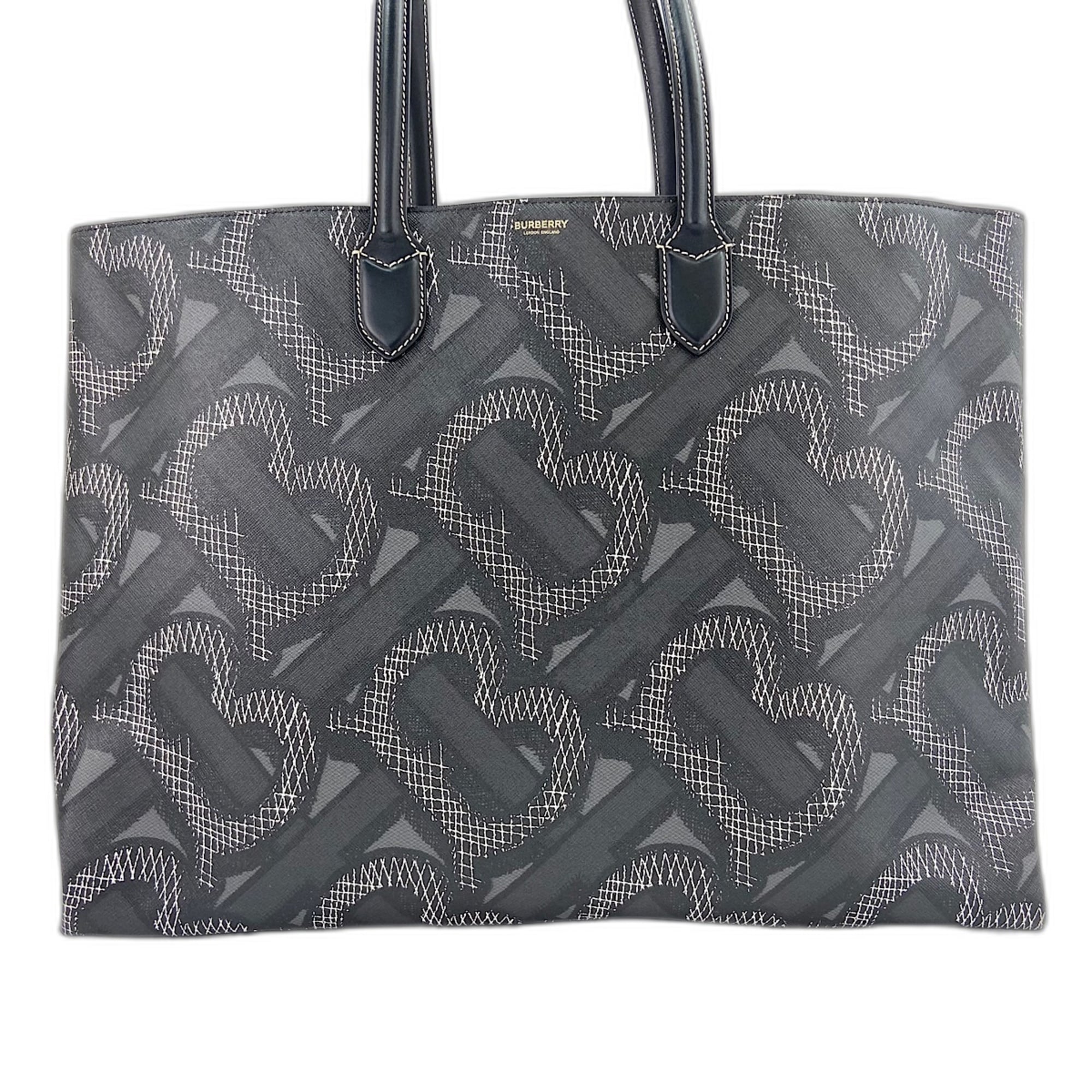 Burberry Black Pvc Tote Bag (Pre-Owned)