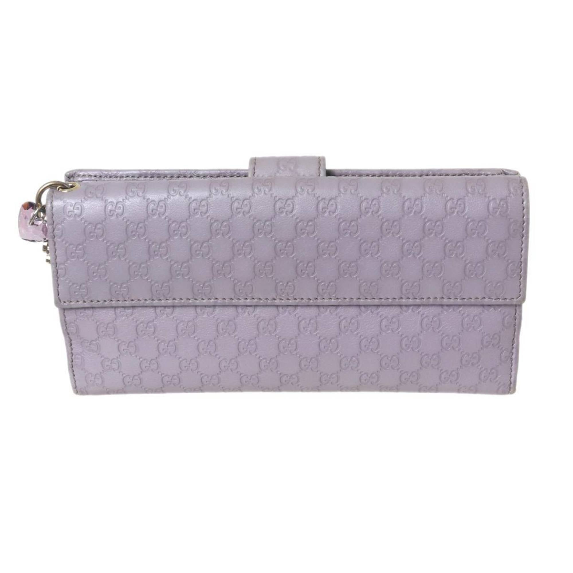 Gucci Purple Gray Long Wallet (Bi-Fold) (Pre-Owned)