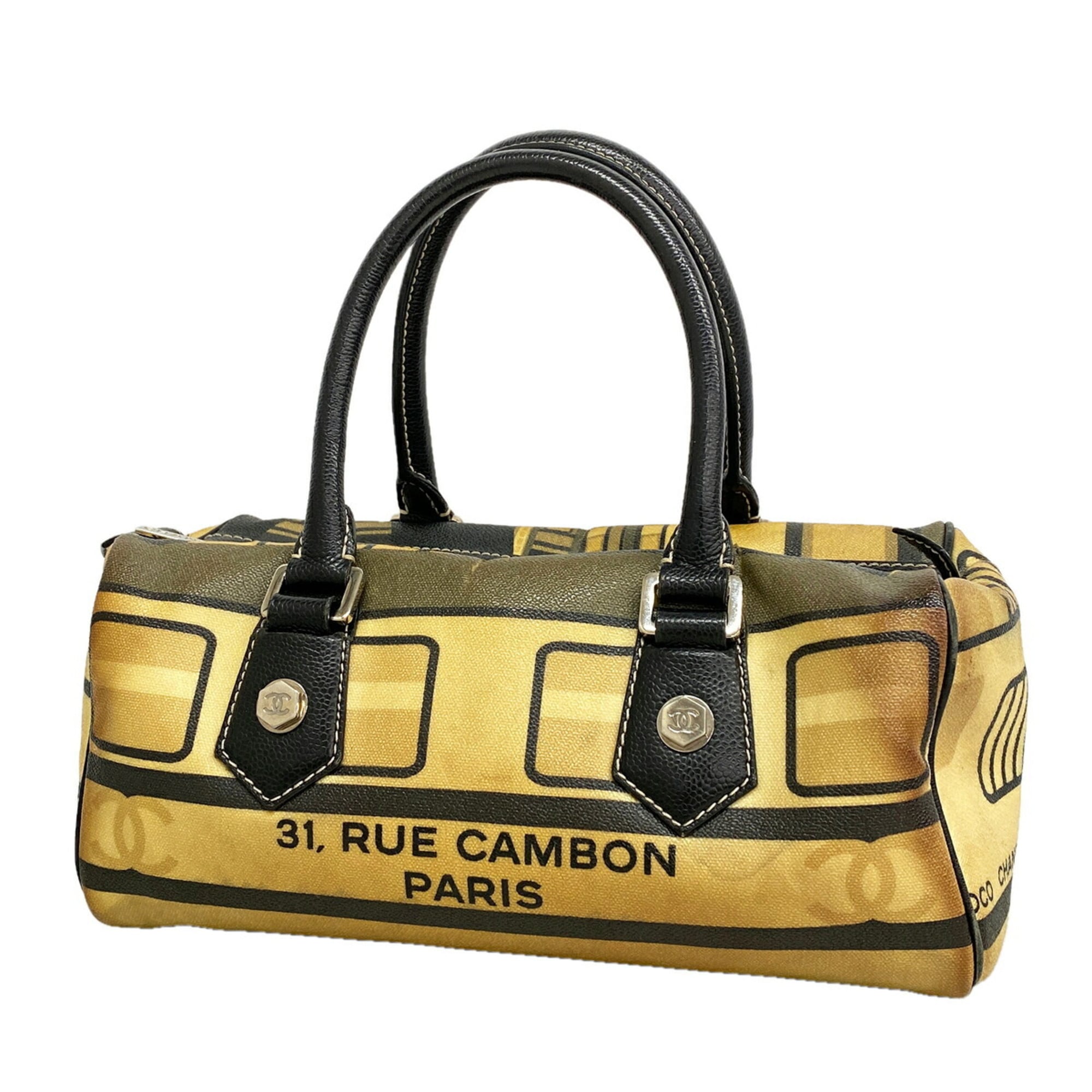 Chanel Beige Pvc Handbag (Pre-Owned)