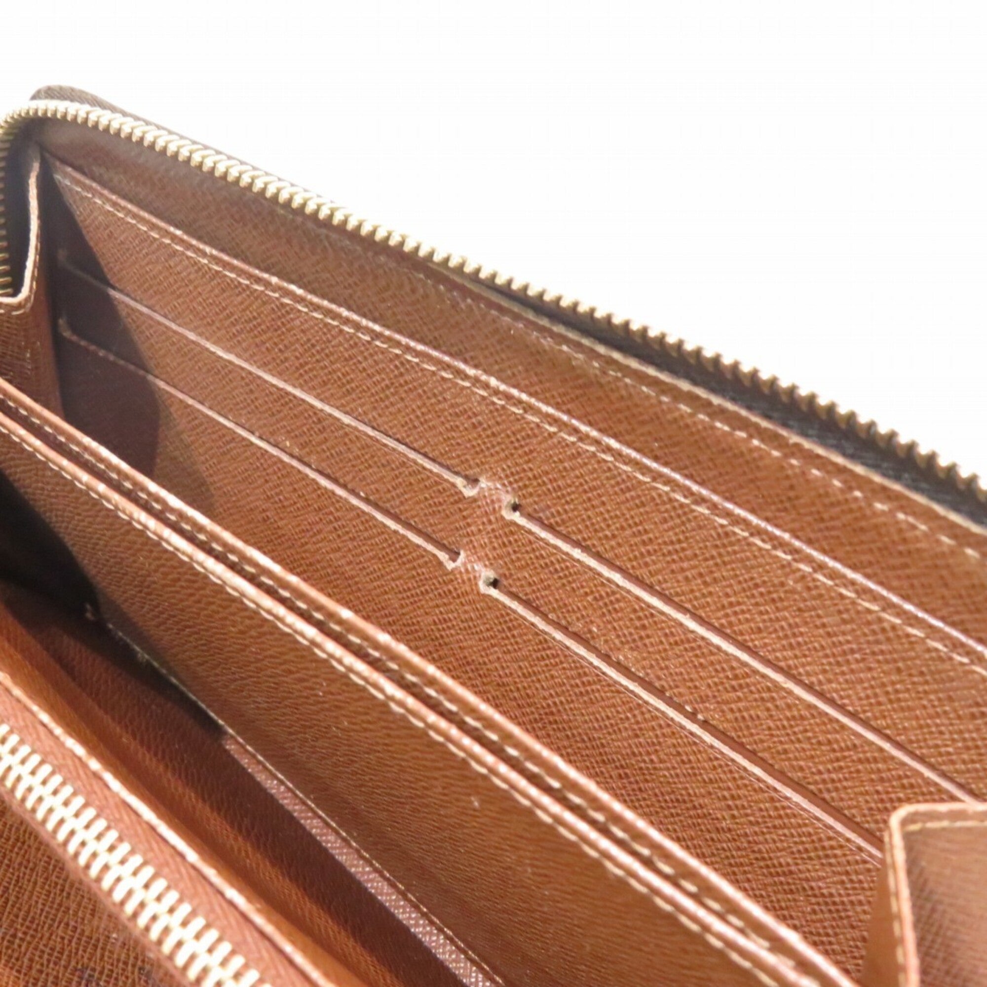 Louis Vuitton Monogram Brown Pvc Long Wallet (Bi-Fold) (Pre-Owned)