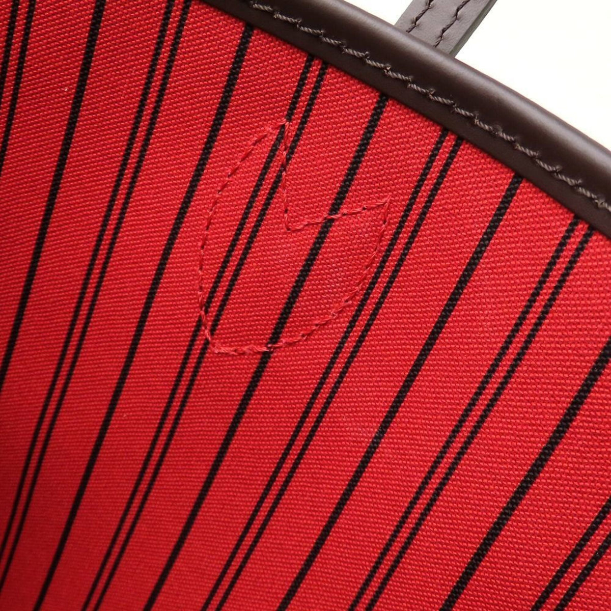 Louis Vuitton Ebene Damier Canvas Pouch Tote Bag (Pre-Owned)