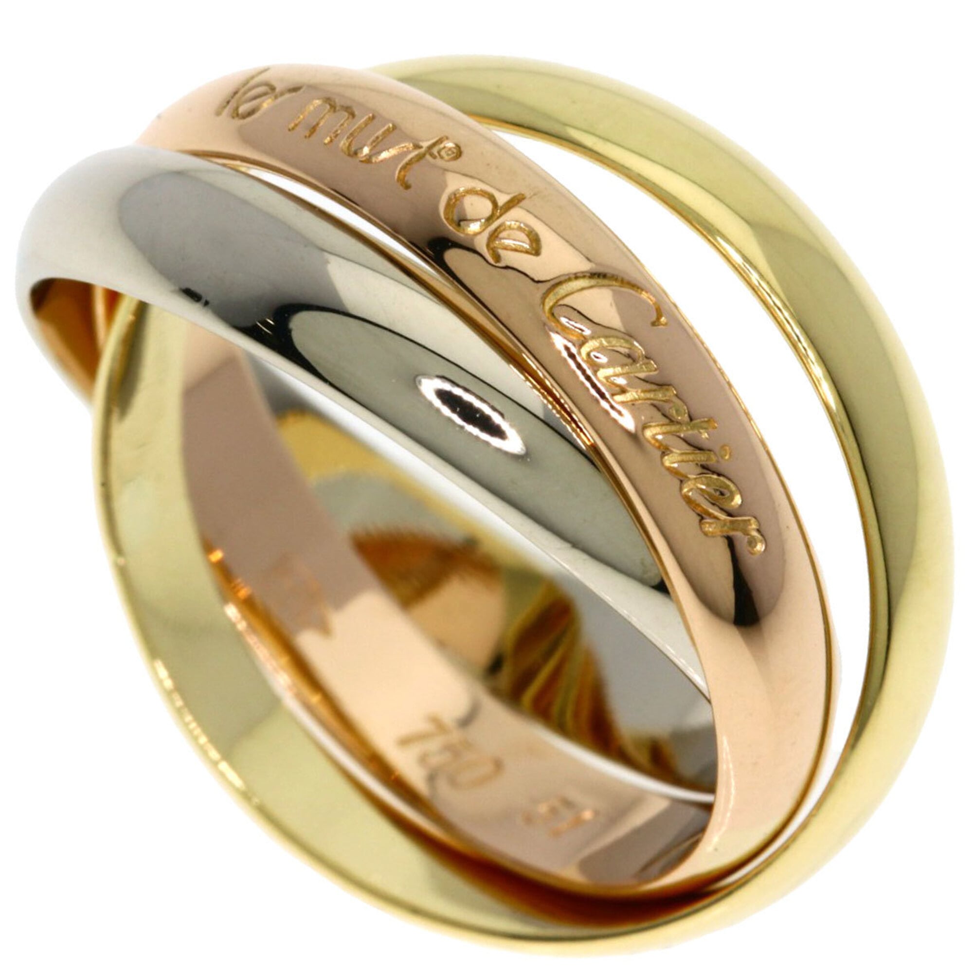 Cartier Yellow Gold (18K) Pink Gold (18K) White Gold (18K) Band Ring (Pre-Owned)