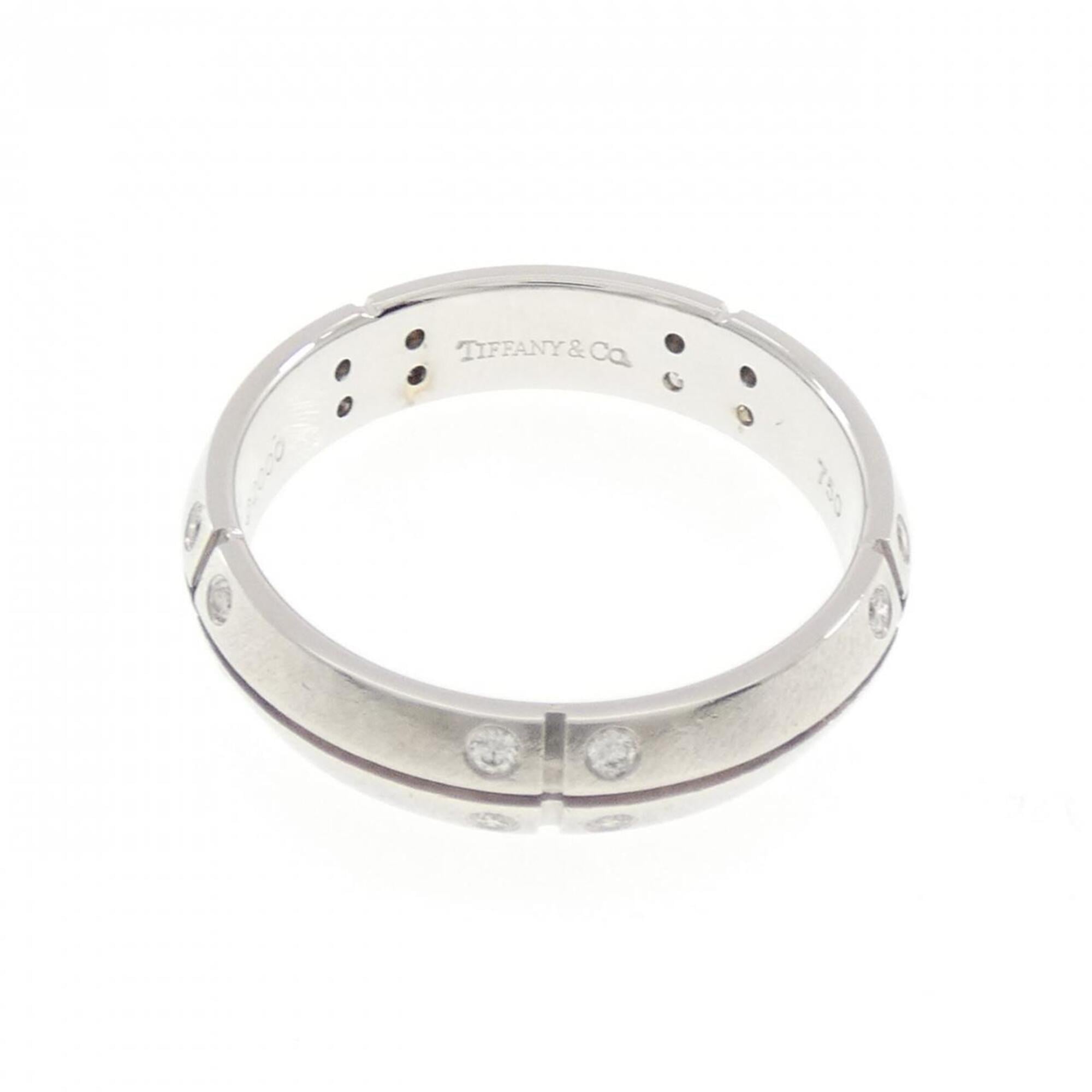 Tiffany White Gold (18K) Band Ring (Pre-Owned)