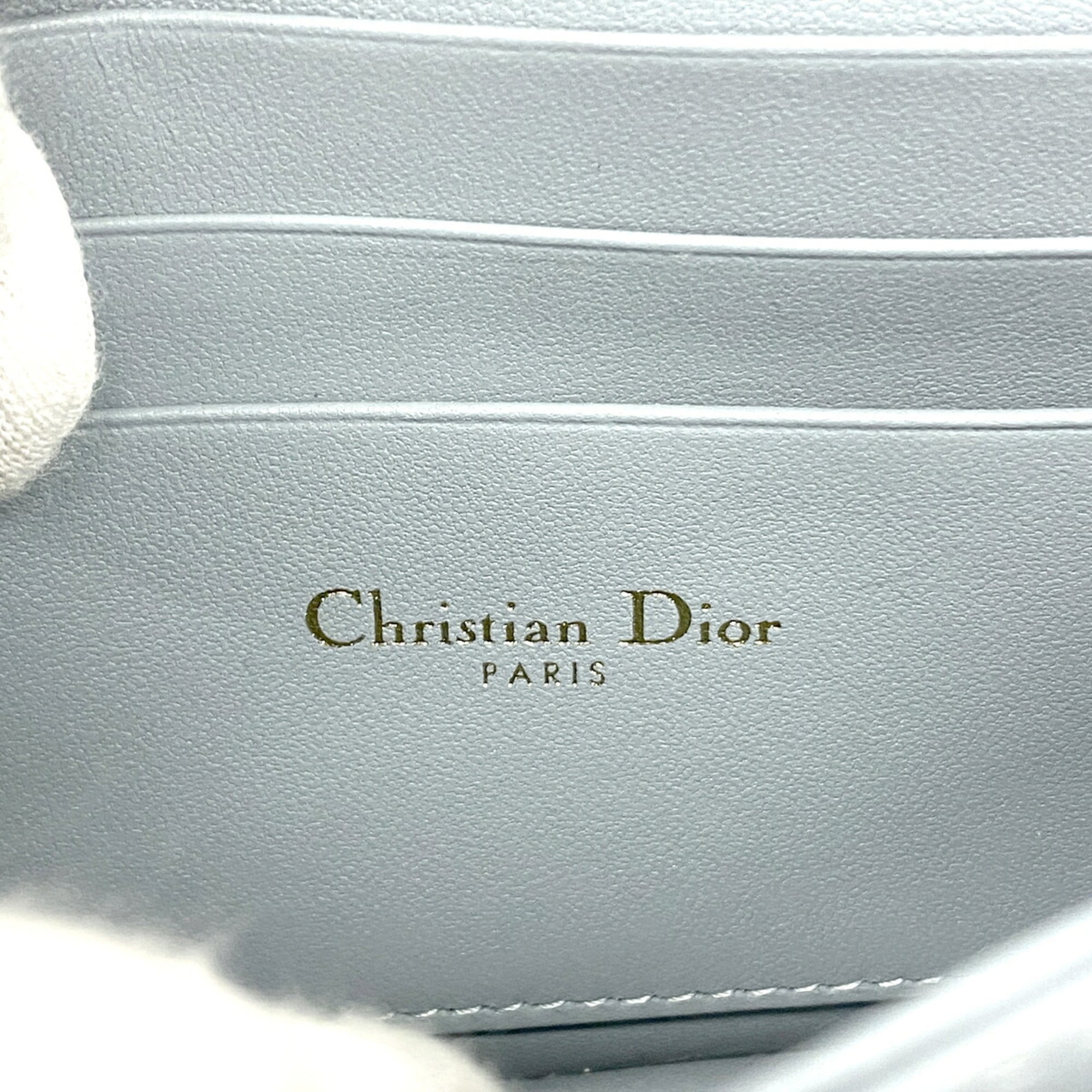 Christian Dior Blue Leather Handbag (Pre-Owned)