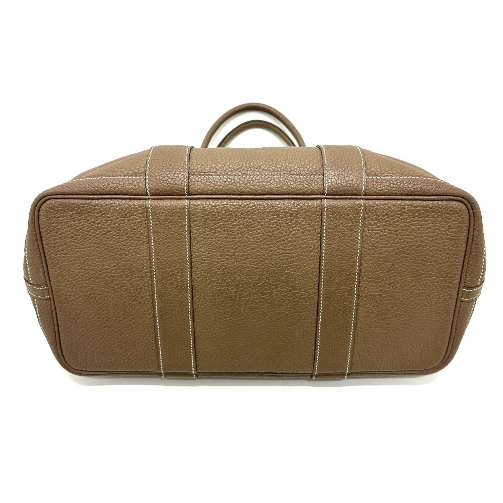 Hermes Beige Negonda Leather Handbag Tote Bag (Pre-Owned)